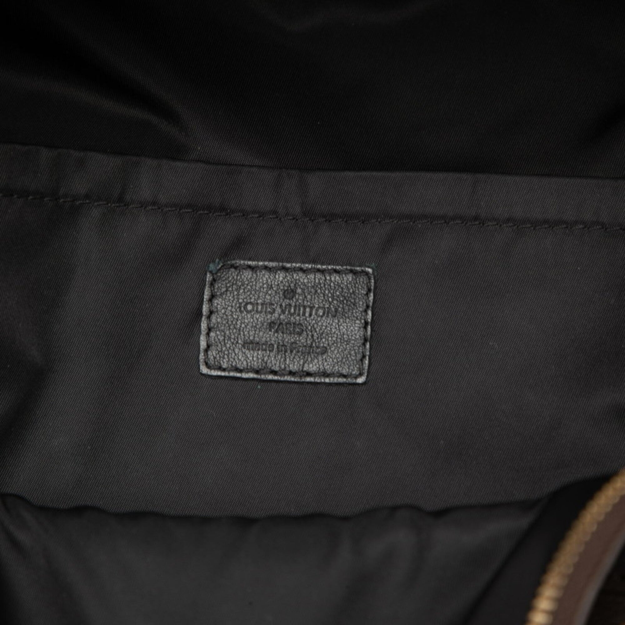Louis Vuitton Monogram Black Brown Pvc Leather Backpack (Pre-Owned)