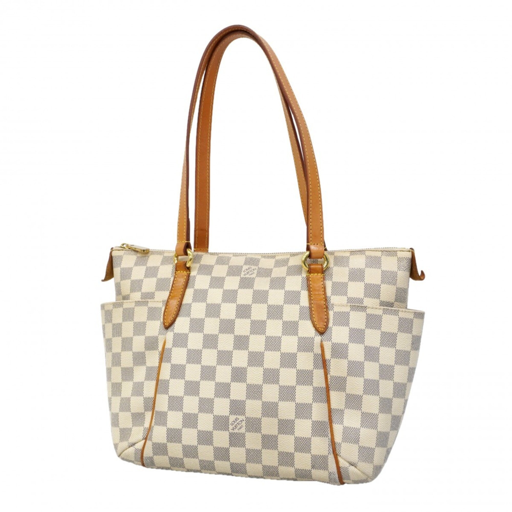 Louis Vuitton White Tote Bag (Pre-Owned)
