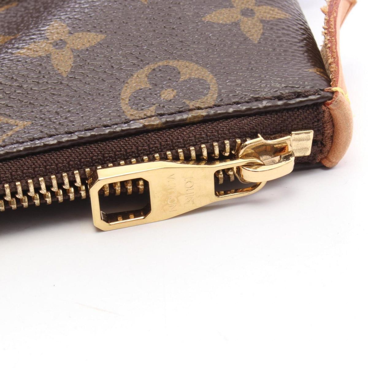 Louis Vuitton Brown Monogram Coated Canvas Handbag Tote Bag (Pre-Owned)