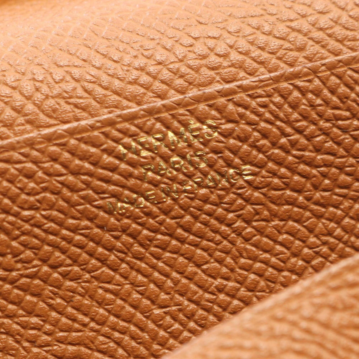 Hermes Brown Epsom Leather Long Wallet (Bi-Fold) (Pre-Owned)