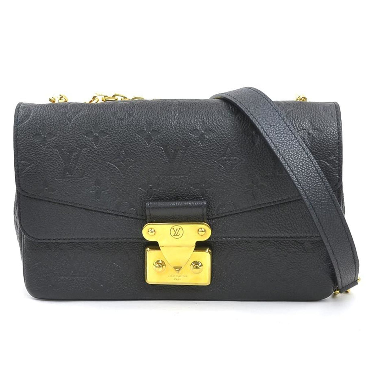 Louis Vuitton Noir Monogram Empreinte Shoulder Bag (Pre-Owned)