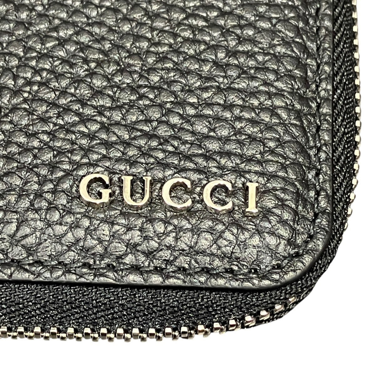 Gucci Black Leather Long Wallet (Bi-Fold) (Pre-Owned)