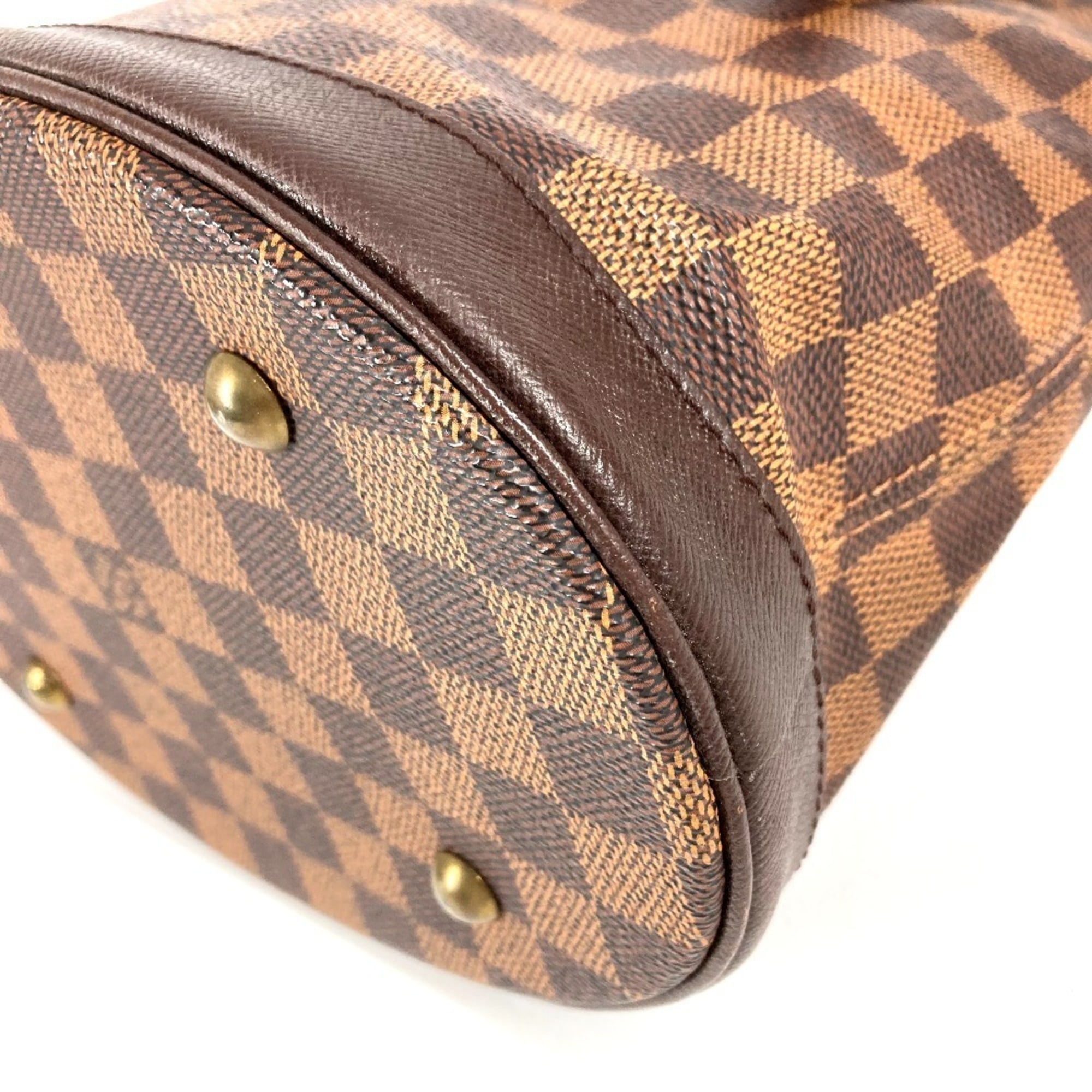 Louis Vuitton Brown Ebene Damier Canvas Shoulder Bag Tote Bag (Pre-Owned)