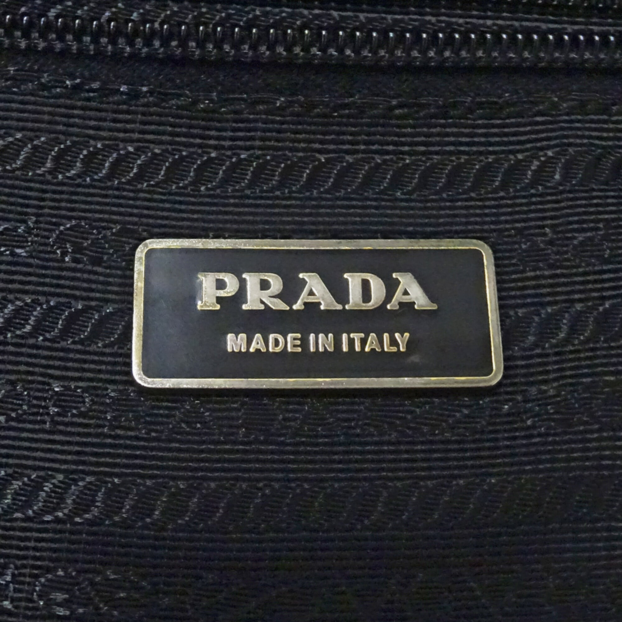 Prada Black Nylon Handbag Shoulder Bag Tote Bag (Pre-Owned)