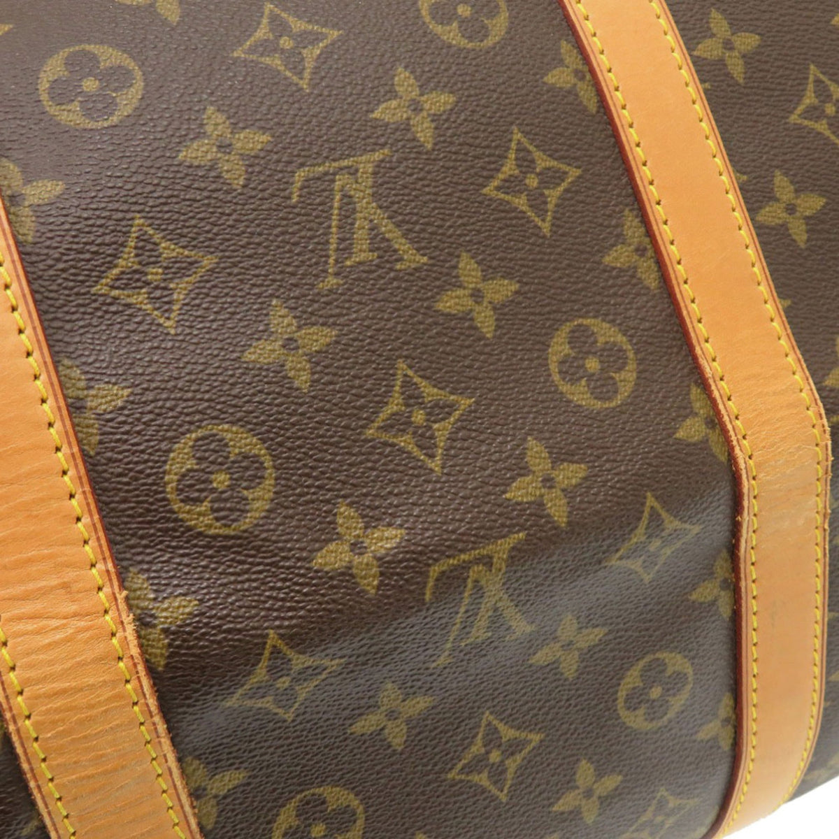 Louis Vuitton Brown Monogram Canvas Boston Bag (Pre-Owned)