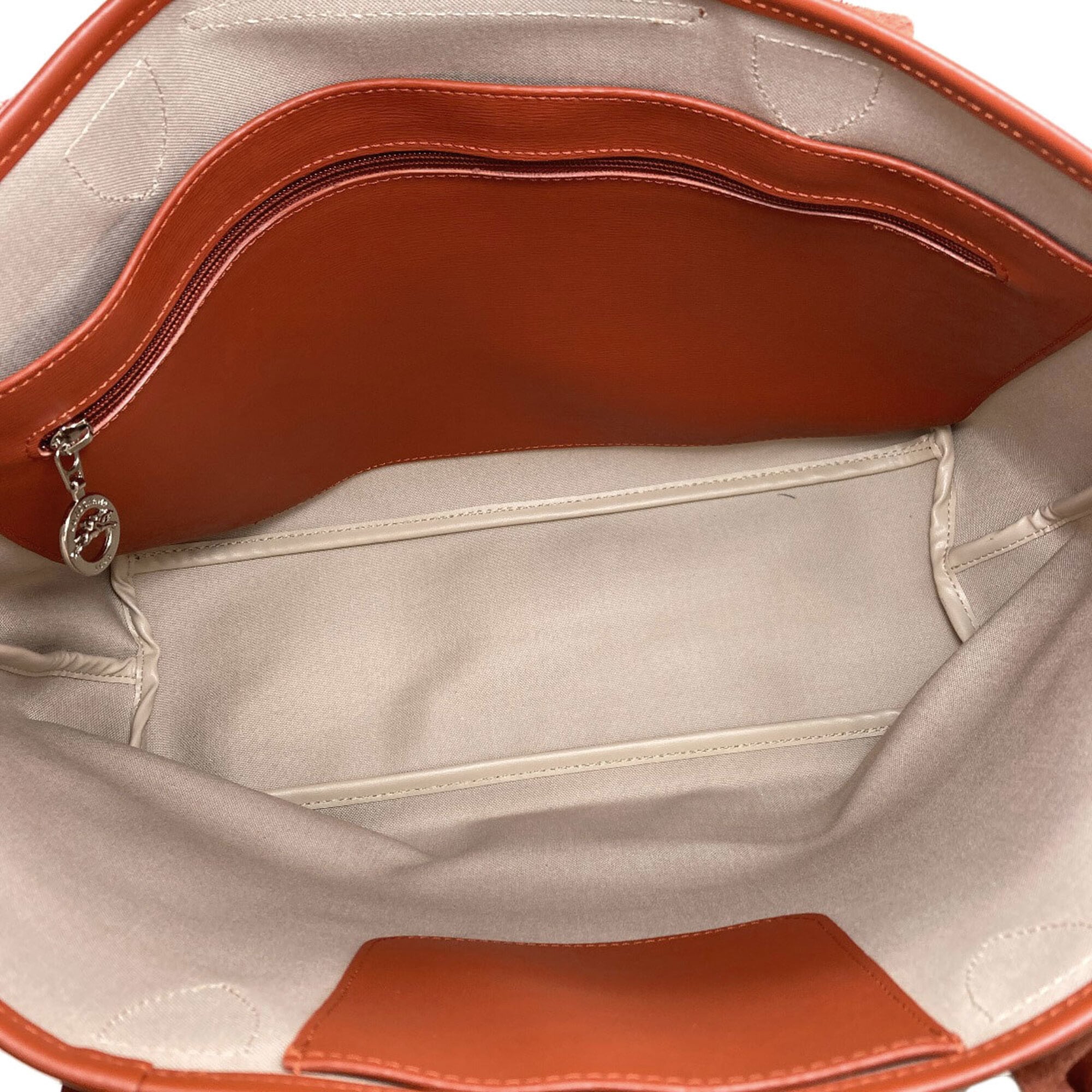 Longchamp Le Pliage Brown Pvc Tote Bag (Pre-Owned)