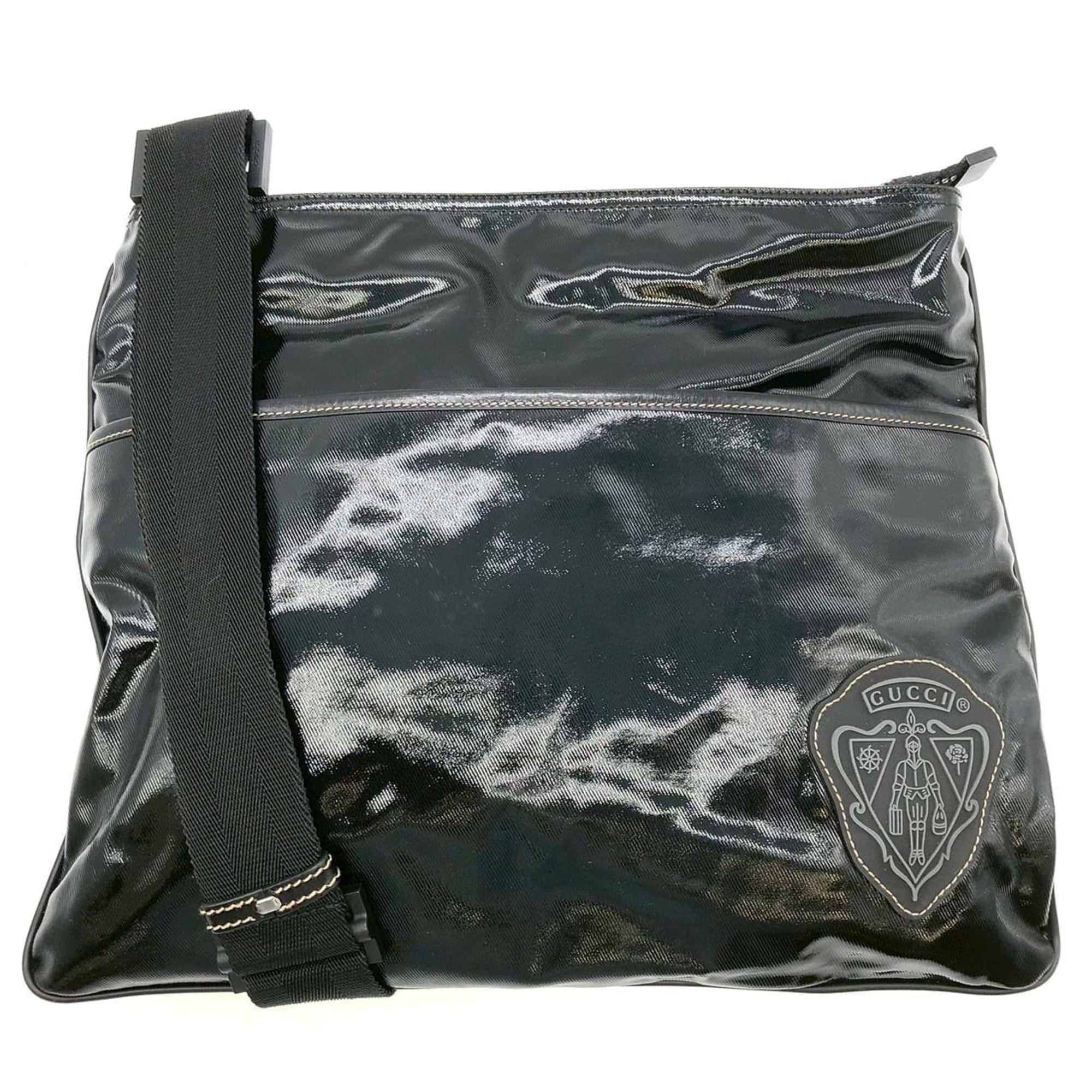 Gucci Black Leather Shoulder Bag (Pre-Owned)
