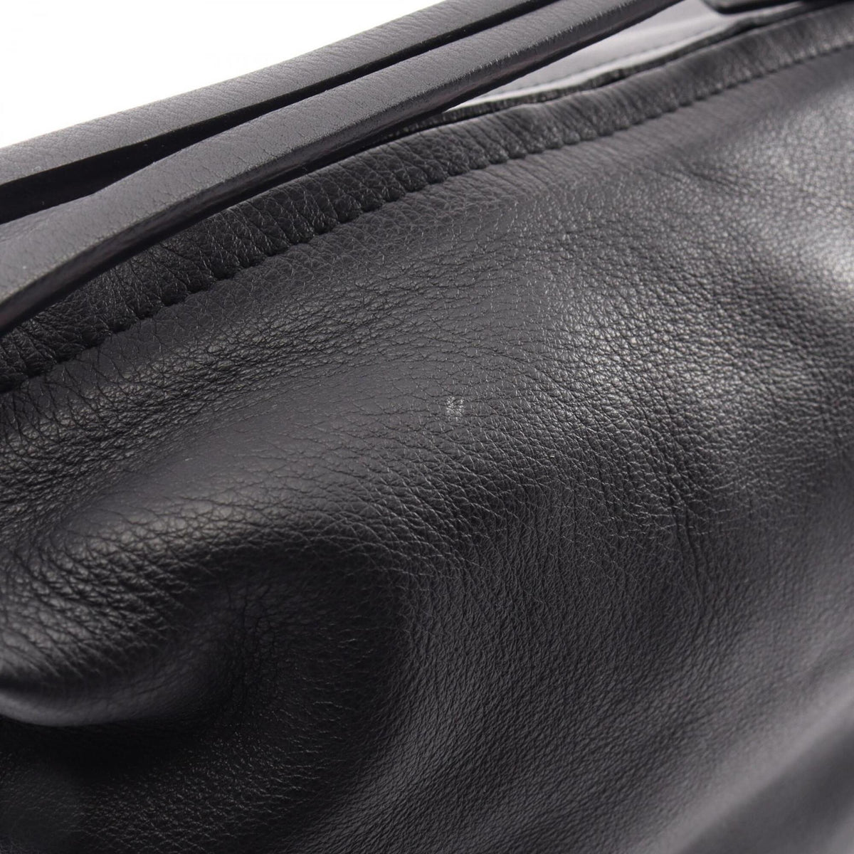 Loewe Black Leather Handbag Pouch (Pre-Owned)