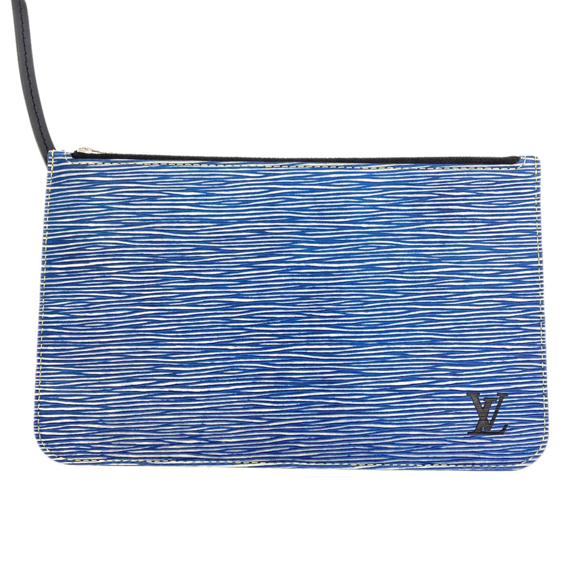 Louis Vuitton Epi Denim Blue Epi Denim Leather Tote Bag (Pre-Owned)