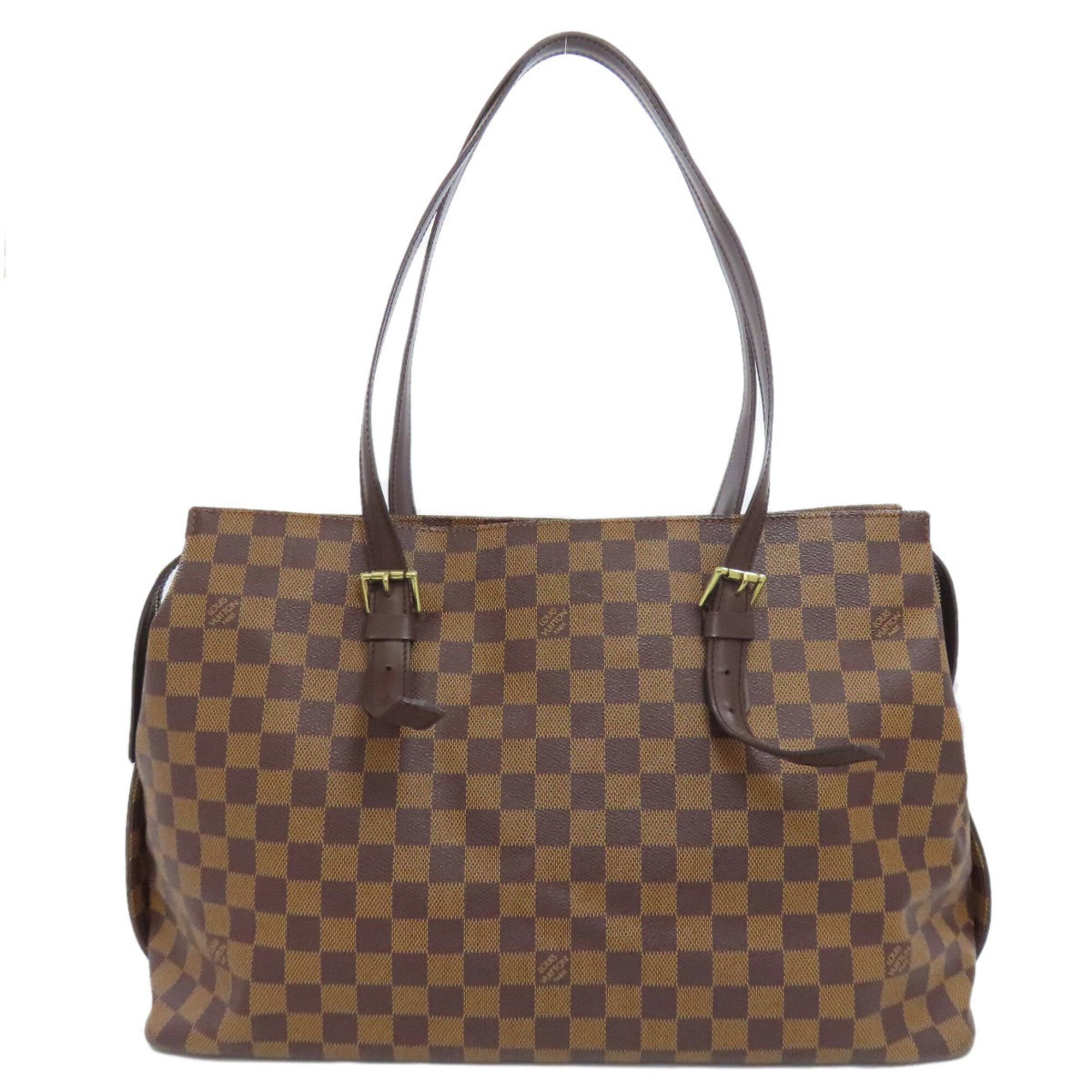 Louis Vuitton Damier Damier Canvas Ebene Damier Canvas Tote Bag (Pre-Owned)
