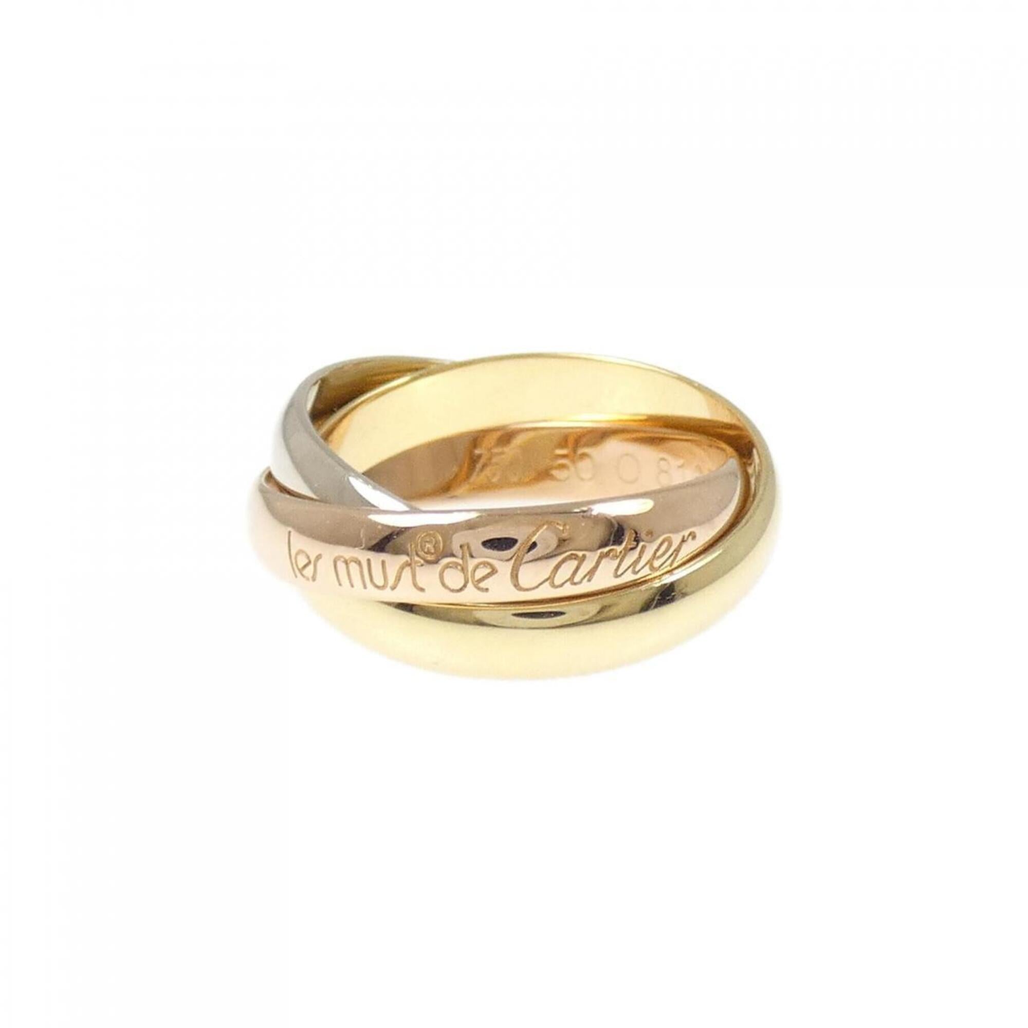 Cartier Yellow Gold (18K) Pink Gold (18K) White Gold (18K) Band Ring (Pre-Owned)