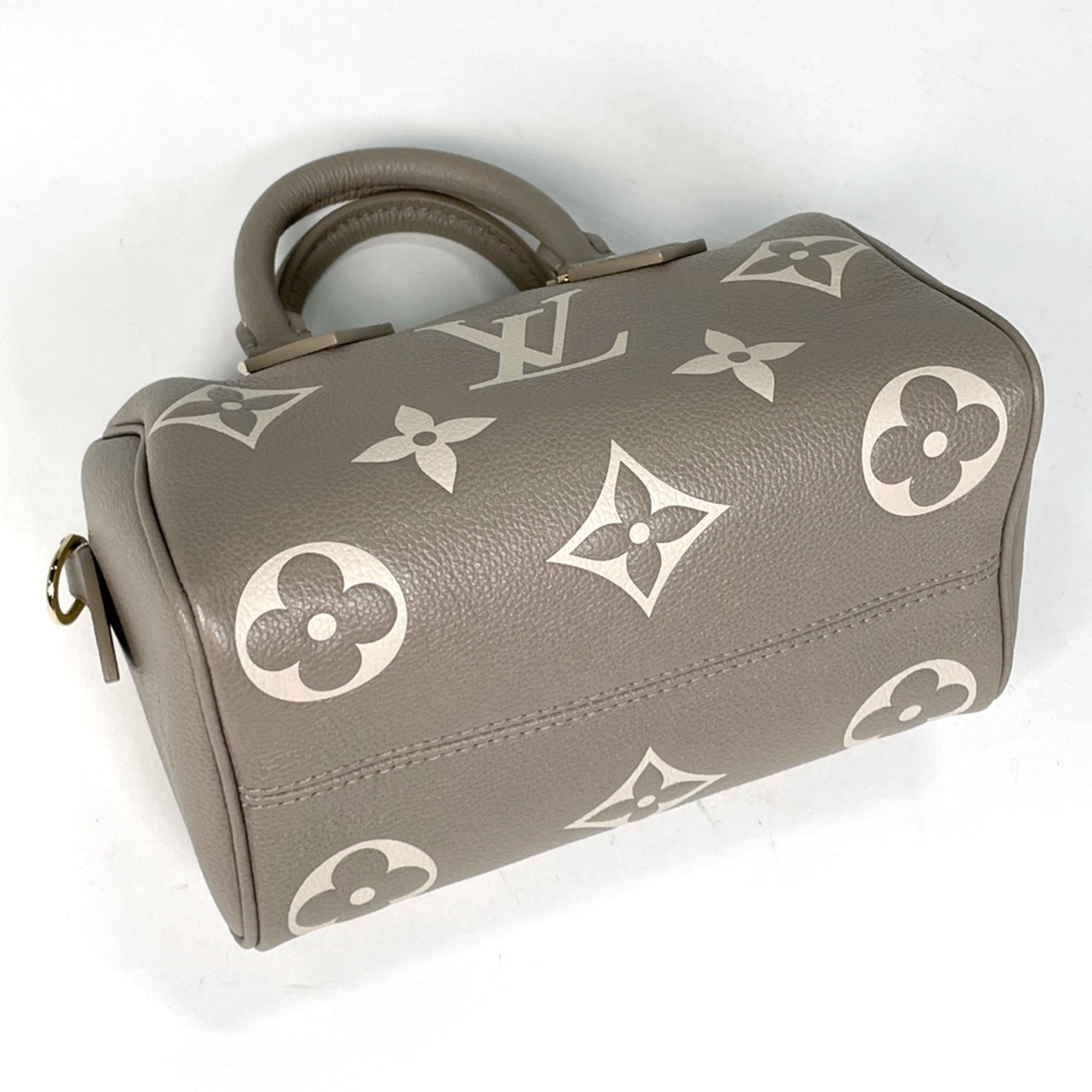 Louis Vuitton Tourterelle Monogram Empreinte Handbag (Pre-Owned)
