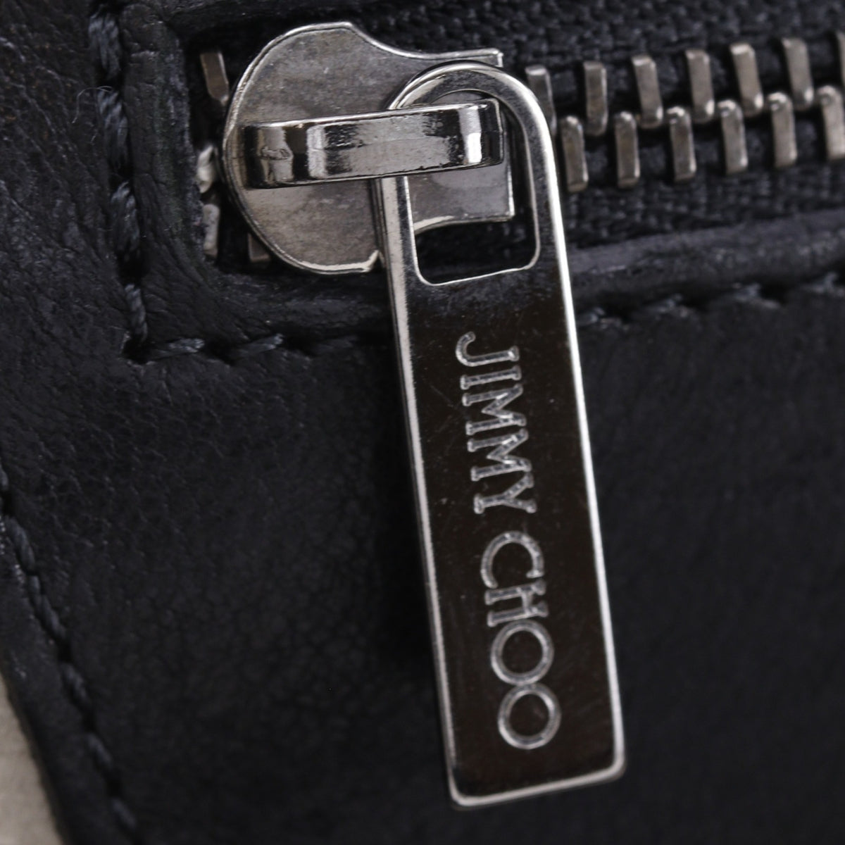 Jimmy Choo Black Leather Tote Bag (Pre-Owned)