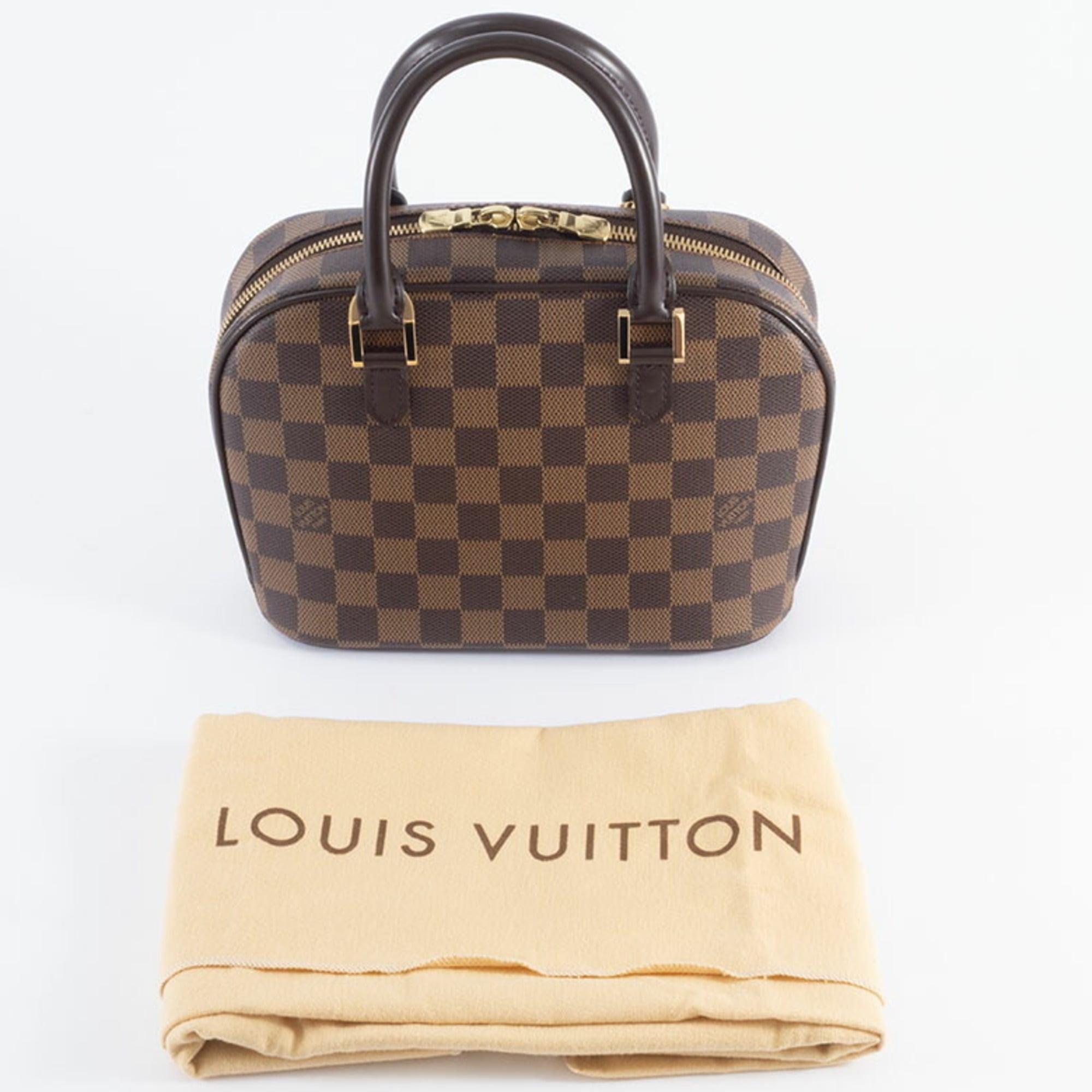 Louis Vuitton Damier Damier Canvas Ebene Handbag (Pre-Owned)