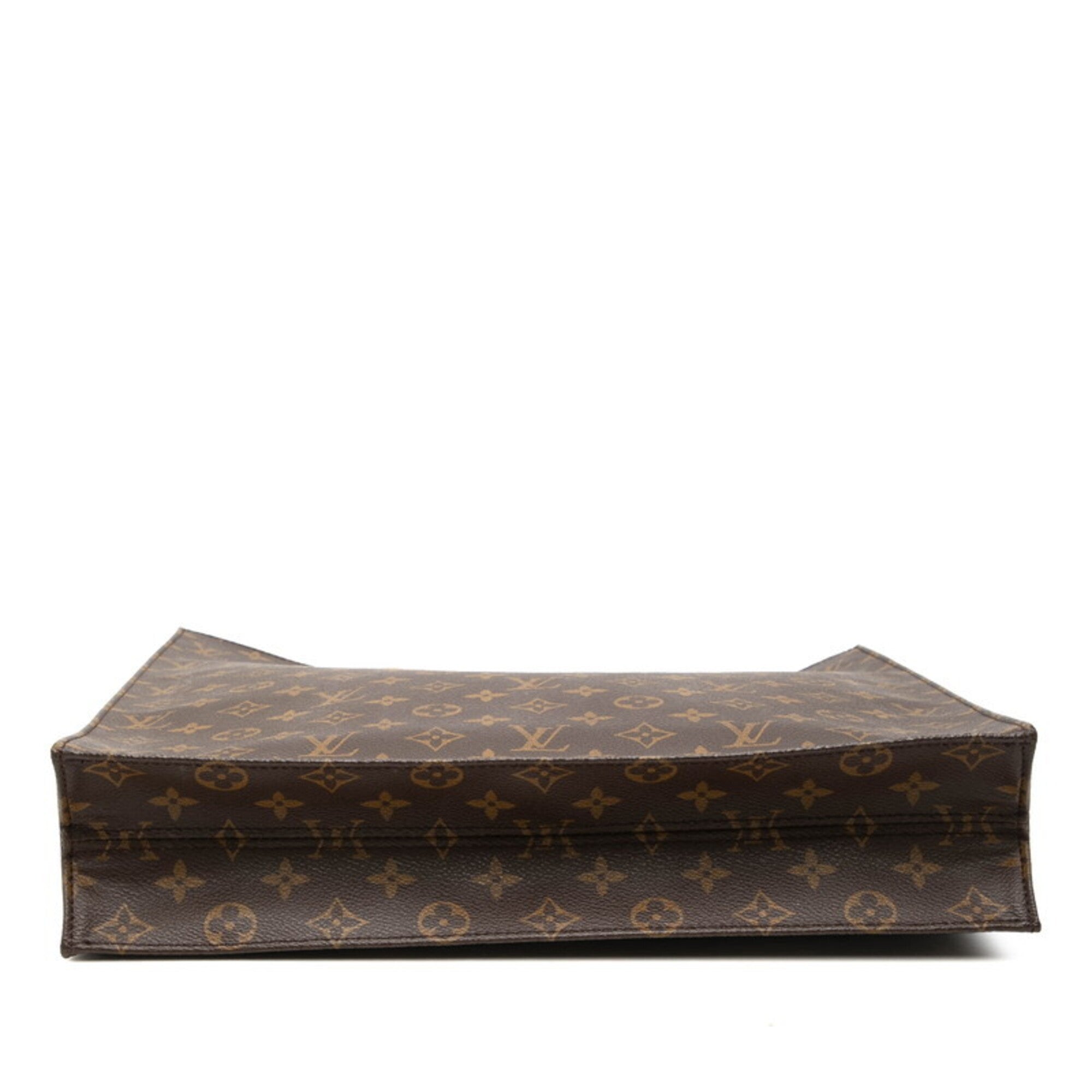 Louis Vuitton Monogram Brown Pvc Leather Handbag Tote Bag (Pre-Owned)