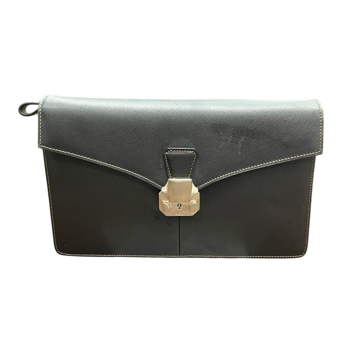 Dunhill Leather Clutch Bag (Pre-Owned)