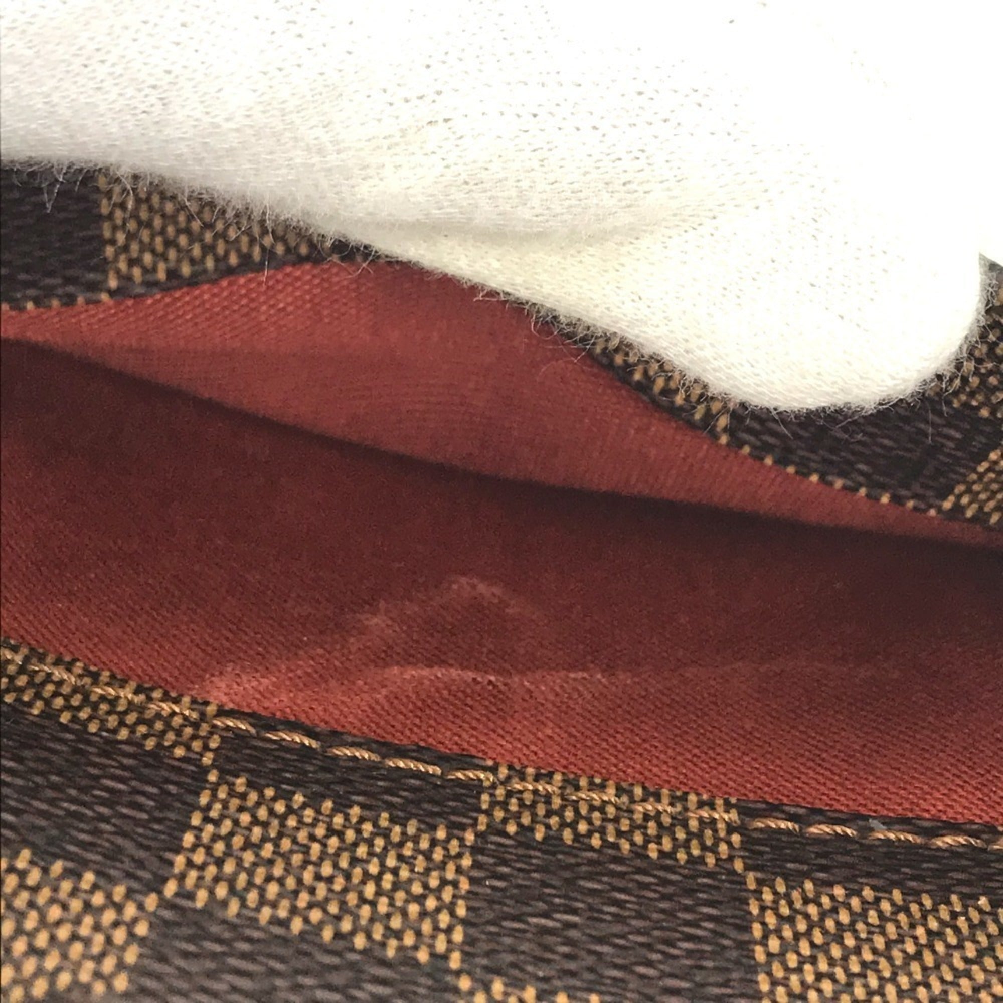 Louis Vuitton Brown Damier Canvas Pochette Shoulder Bag (Pre-Owned)