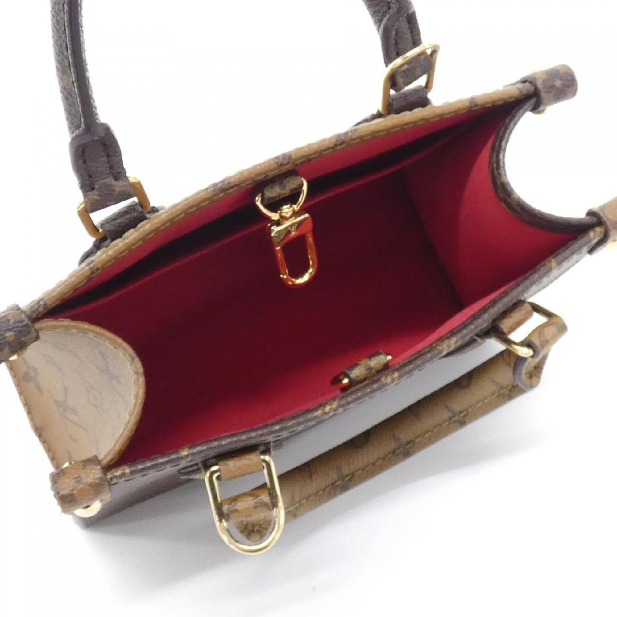 Louis Vuitton Marron Coated Canvas Handbag (Pre-Owned)