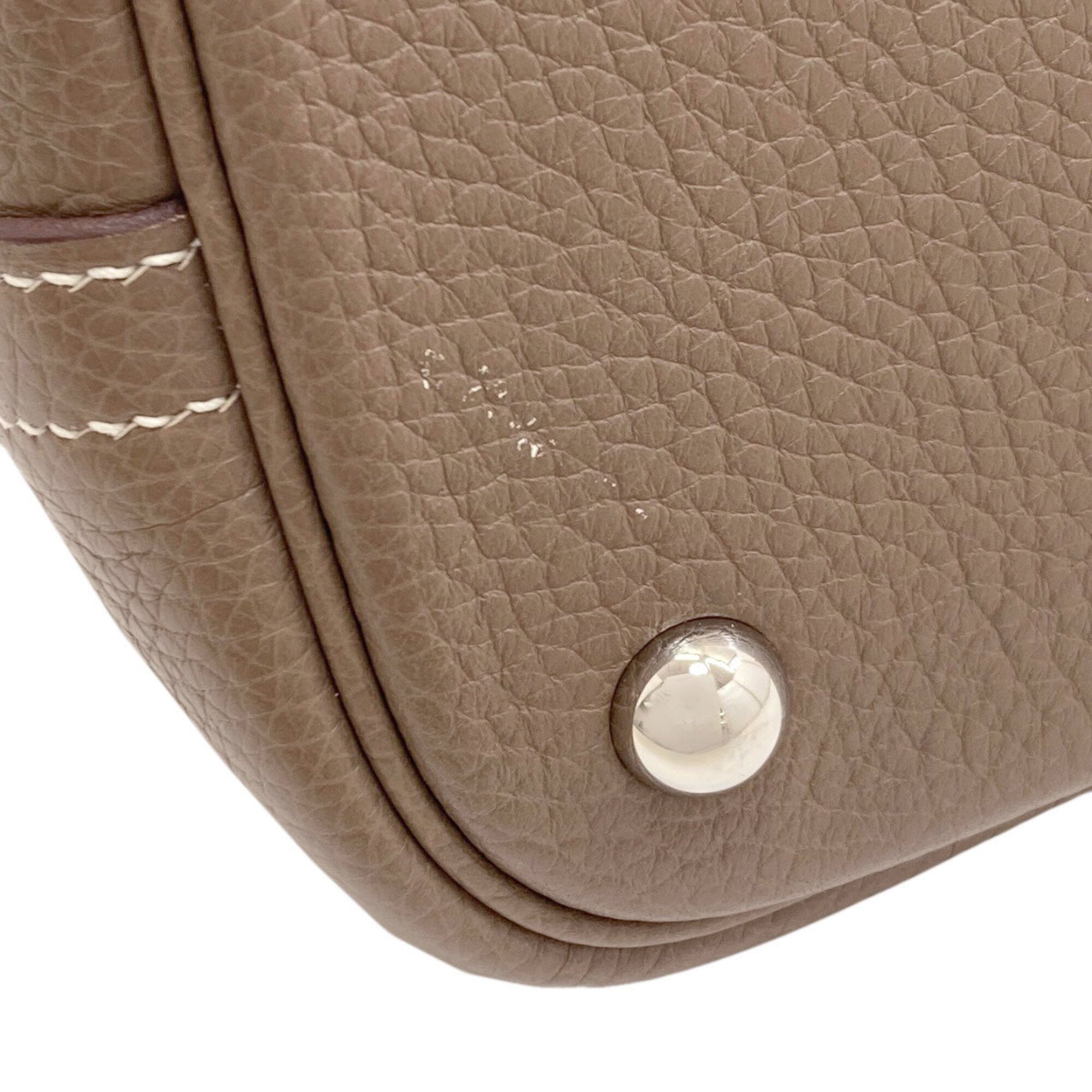 Hermes Bolide Etoupe Gray Handbag (Pre-Owned)