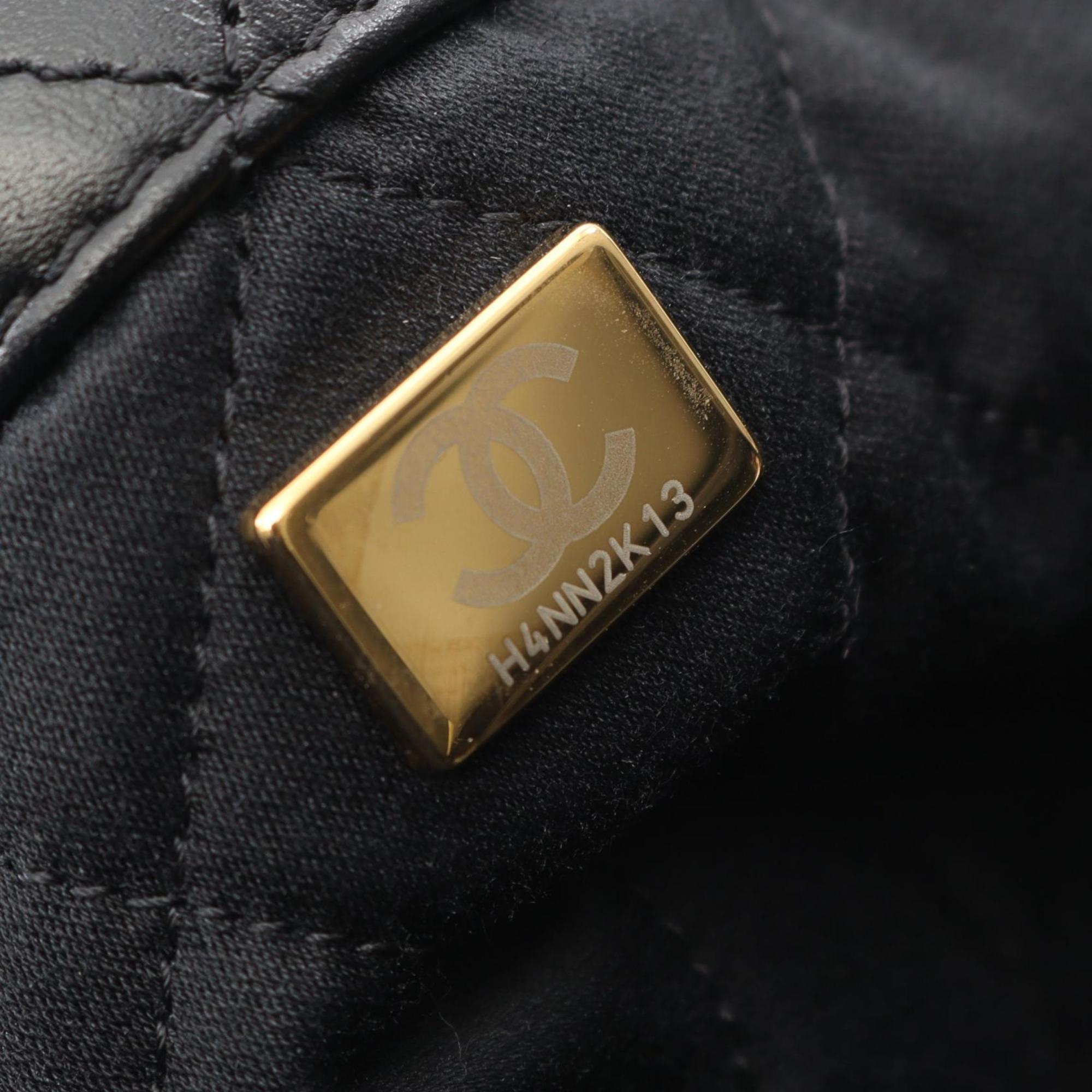 Chanel Black Leather Backpack (Pre-Owned)