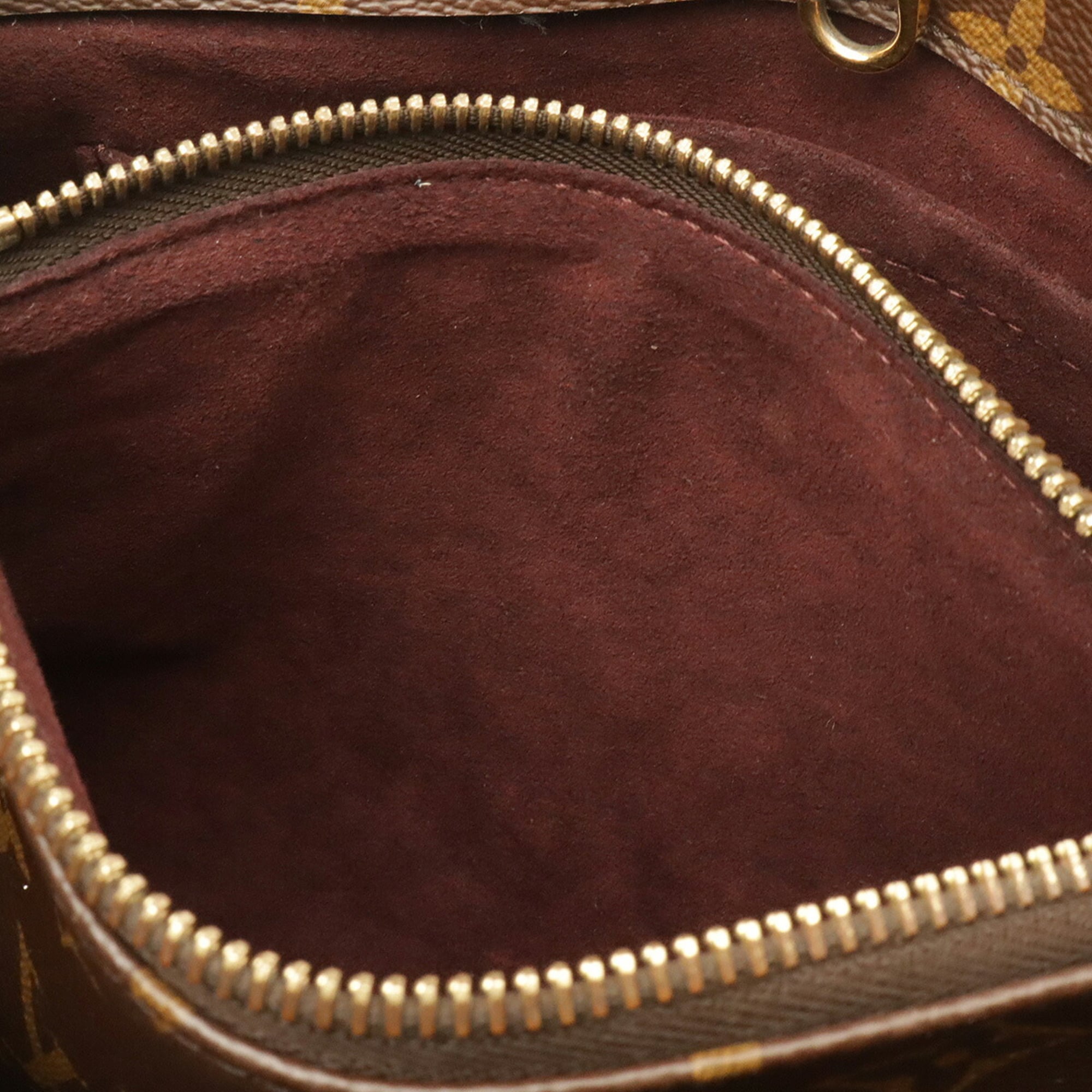Louis Vuitton Brown Monogram Canvas Handbag Shoulder Bag (Pre-Owned)