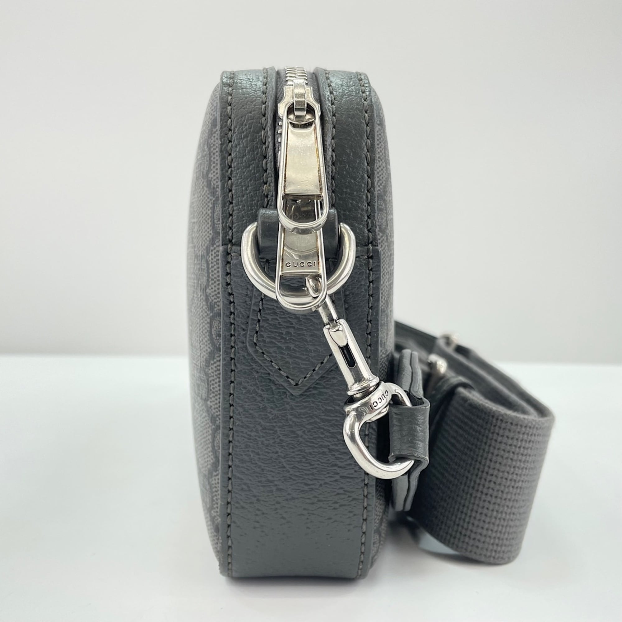 Gucci Ophidia Gray Shoulder Bag (Pre-Owned)