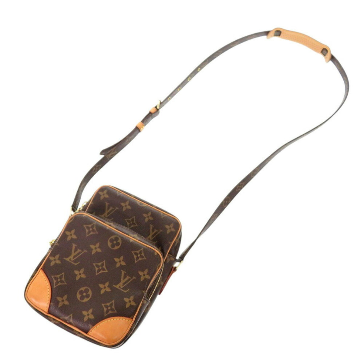 Louis Vuitton Brown Monogram Shoulder Bag (Pre-Owned)
