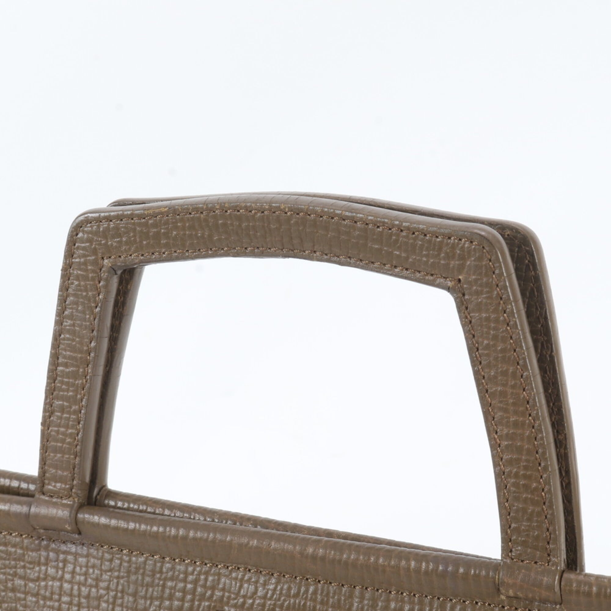 Loewe Brown Leather Briefcase Tote Bag (Pre-Owned)