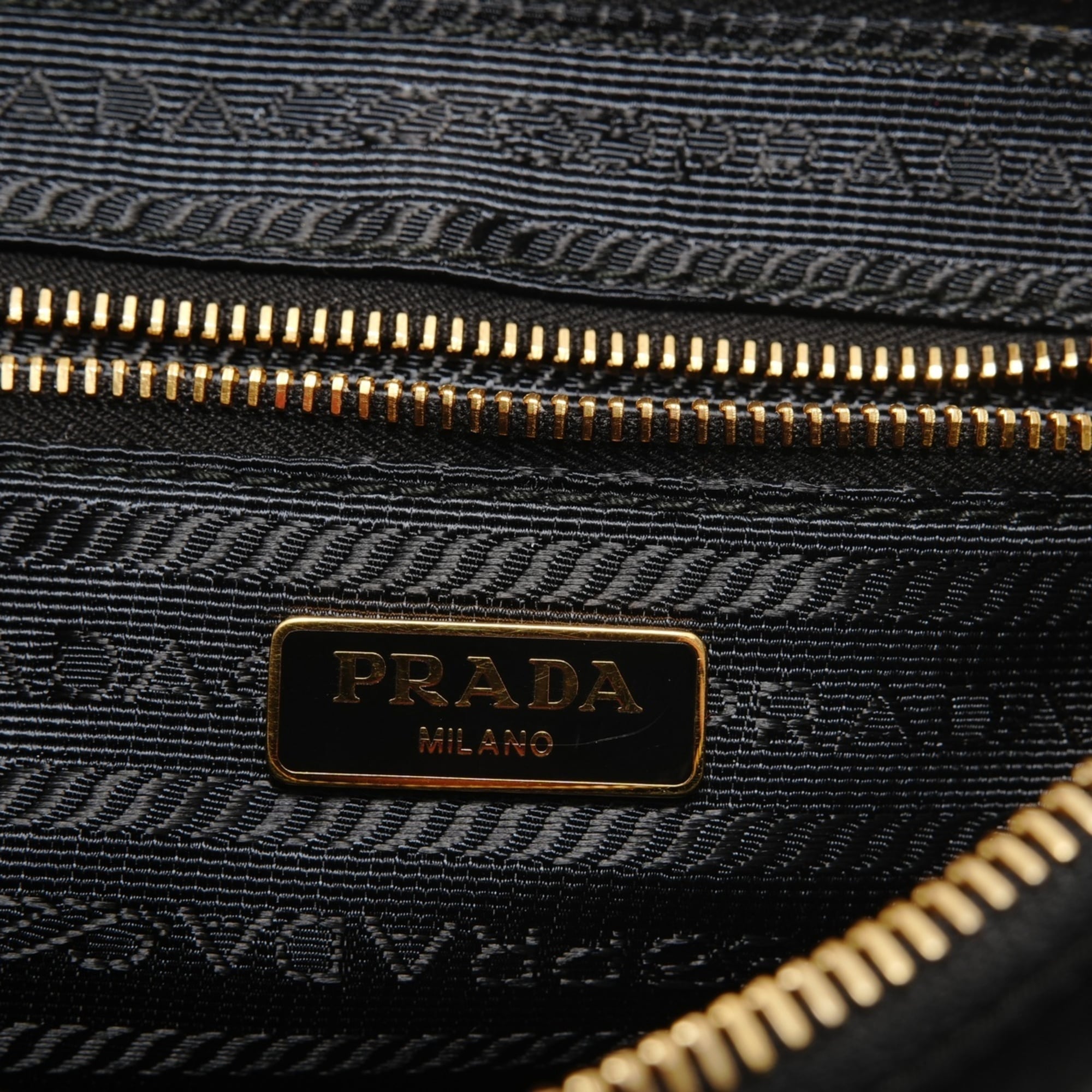 Prada Black Nylon Shoulder Bag (Pre-Owned)