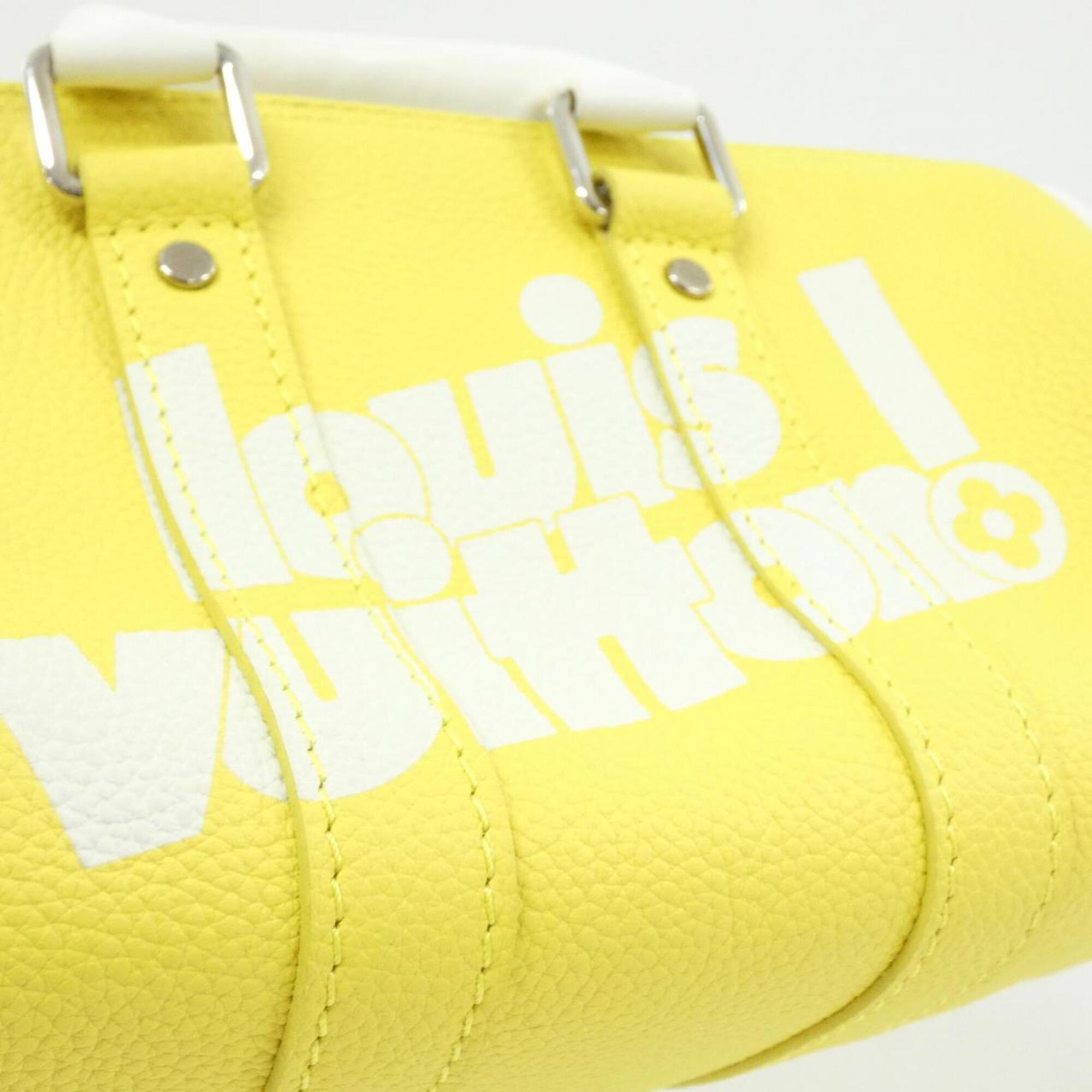 Louis Vuitton Jaune Leather Boston Bag (Pre-Owned)