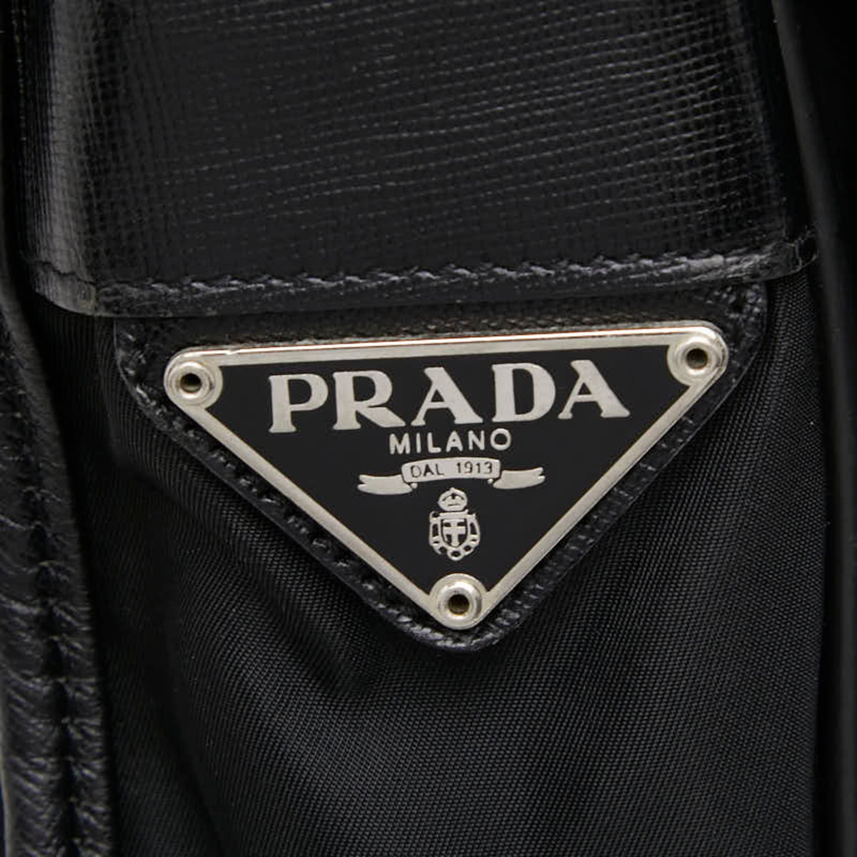 Prada Black Nylon Shoulder Bag (Pre-Owned)