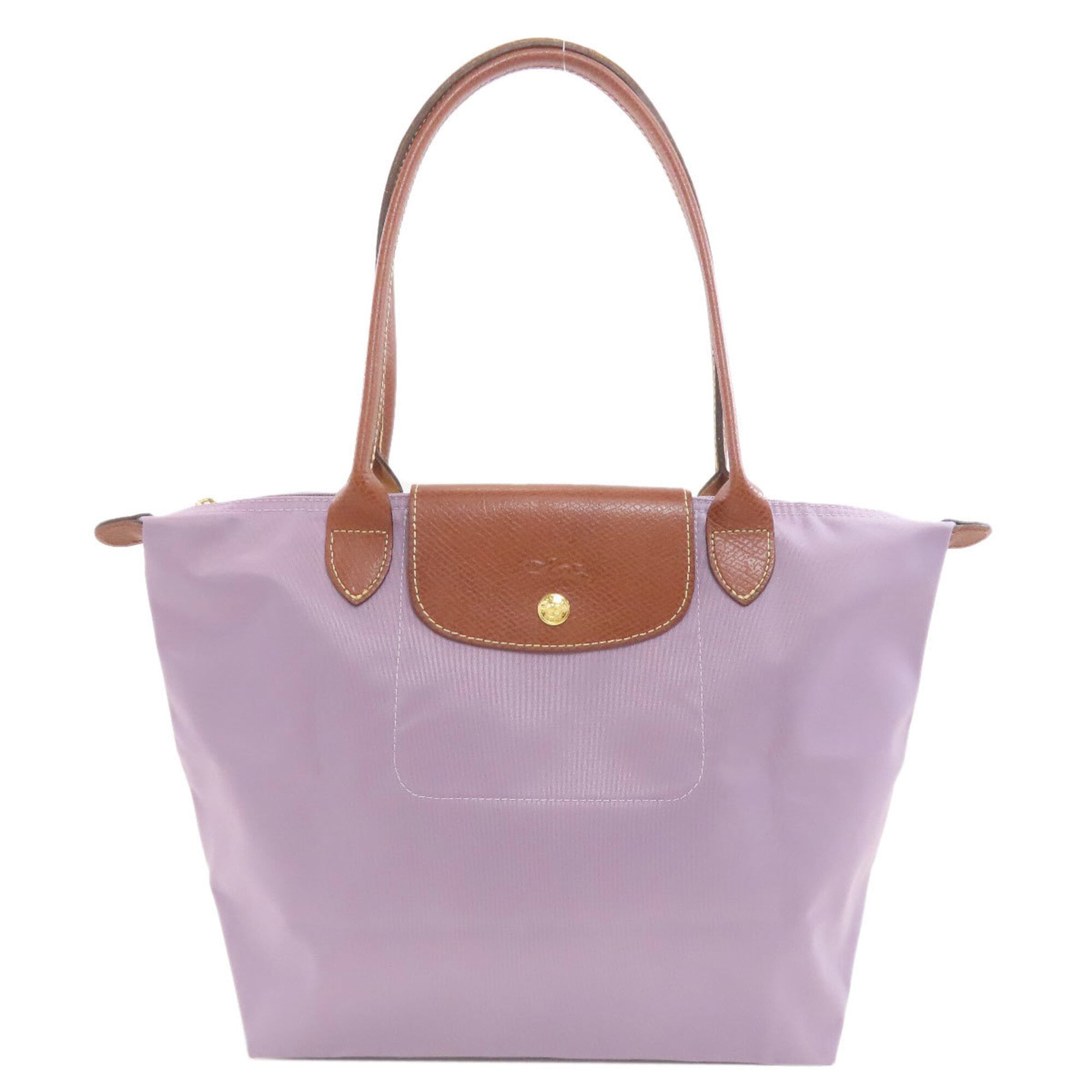 Longchamp Purple Nylon Tote Bag (Pre-Owned)