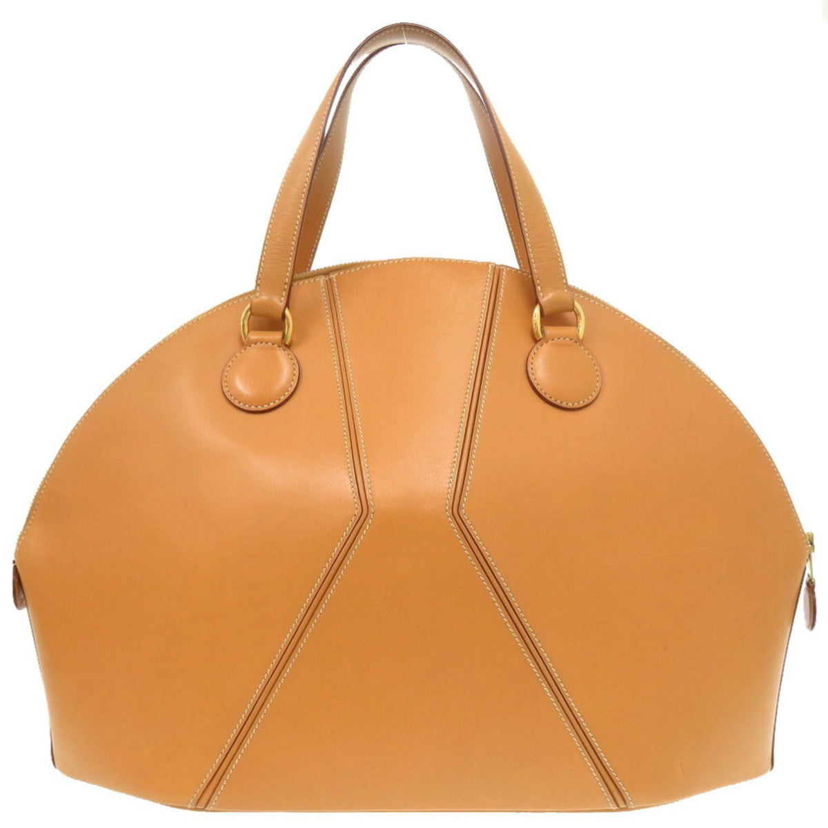 Hermes Natural Chamonix Leather Handbag (Pre-Owned)