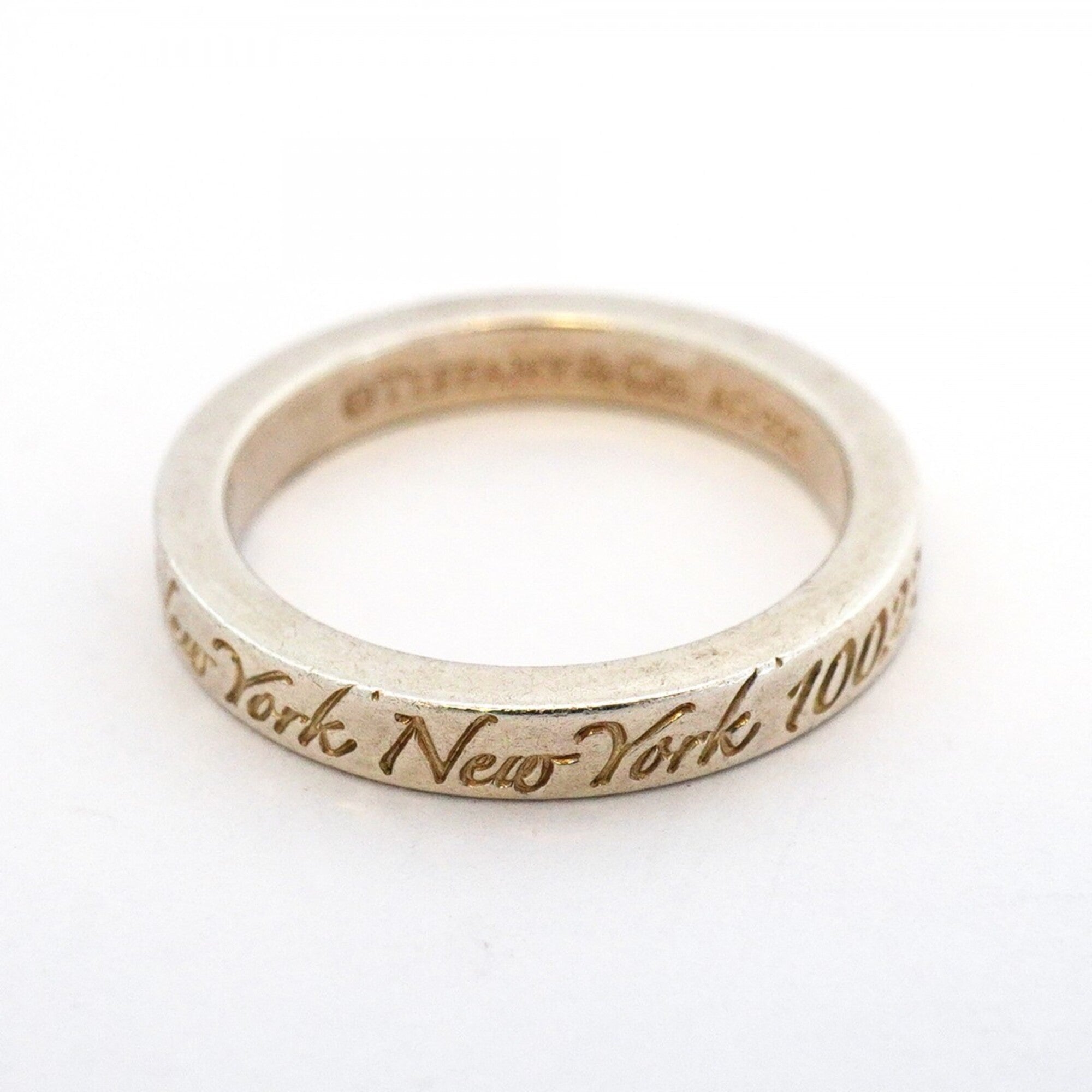 Tiffany Silver 925 Band Ring (Pre-Owned)