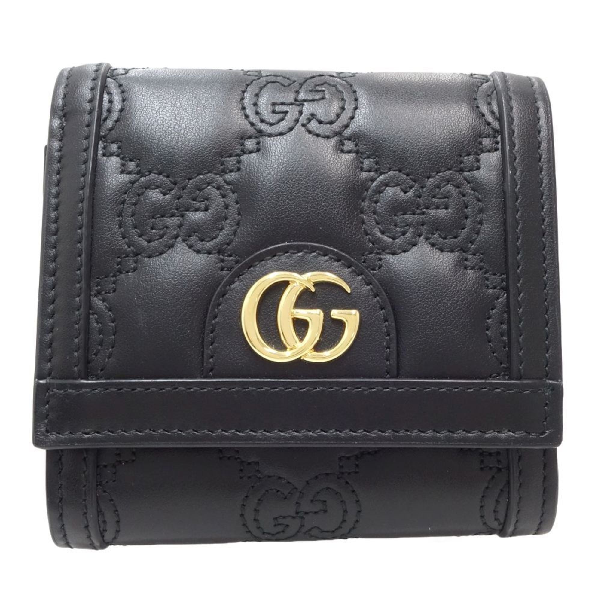 Gucci Black Leather Wallet (Bi-Fold) (Pre-Owned)