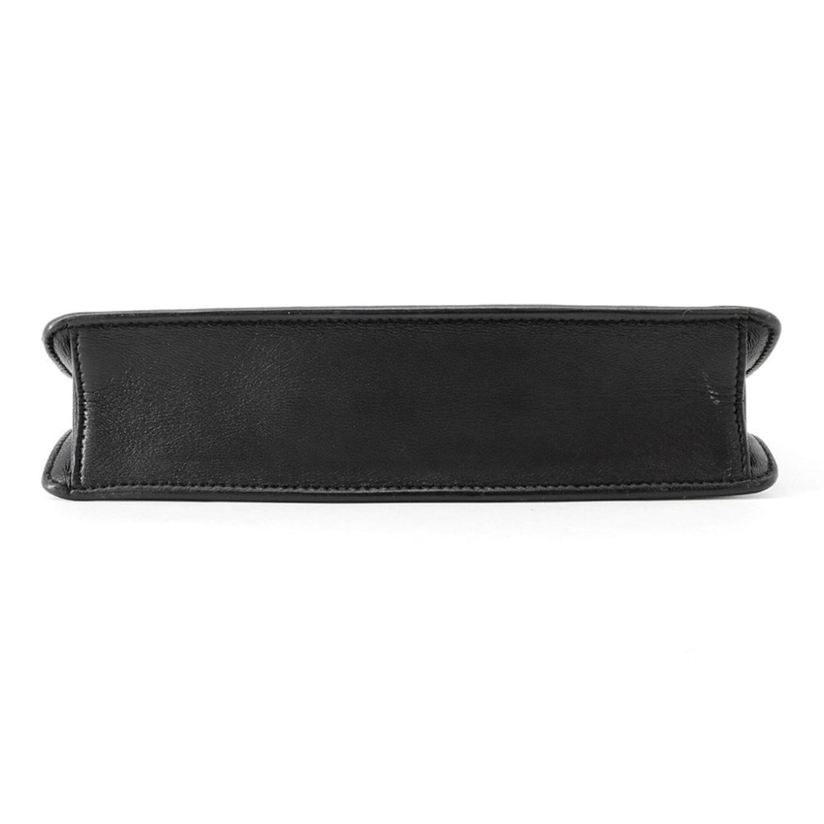 Jimmy Choo Black Leather Handbag Shoulder Bag (Pre-Owned)