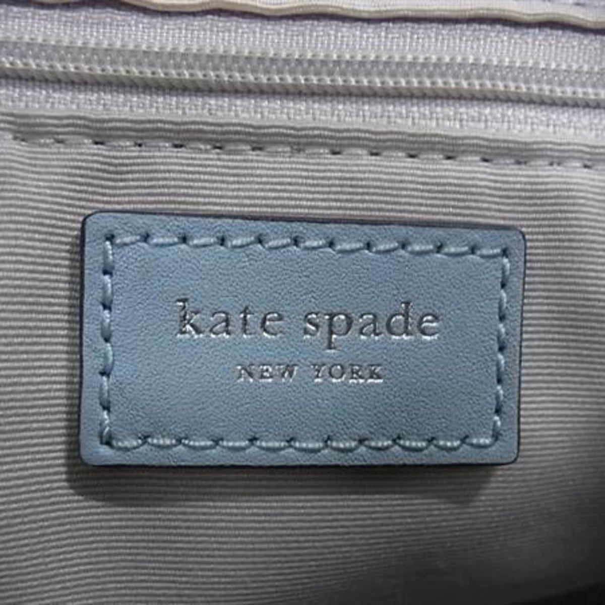 Kate Spade Light Blue Leather Handbag Shoulder Bag (Pre-Owned)