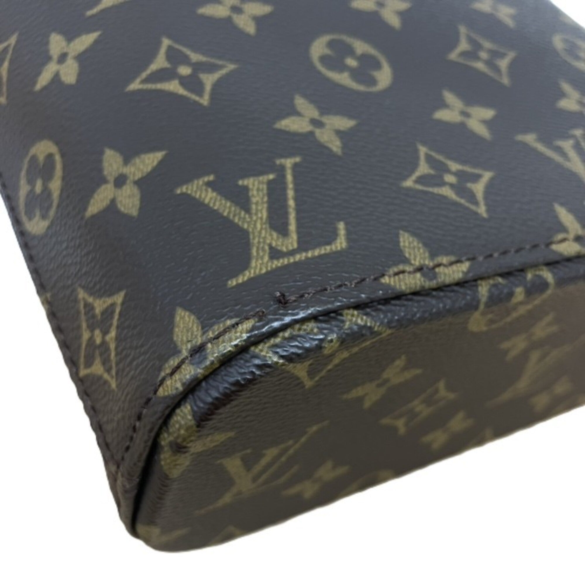 Louis Vuitton Monogram Brown Leather Tote Bag (Pre-Owned)