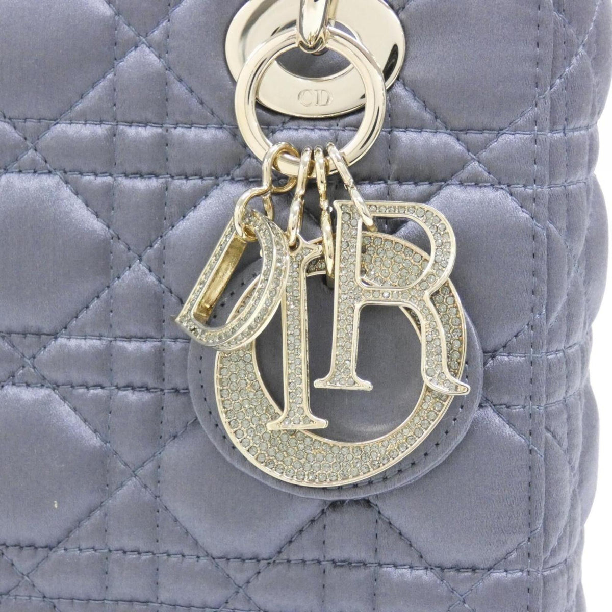 Christian Dior Blue Satin Handbag (Pre-Owned)