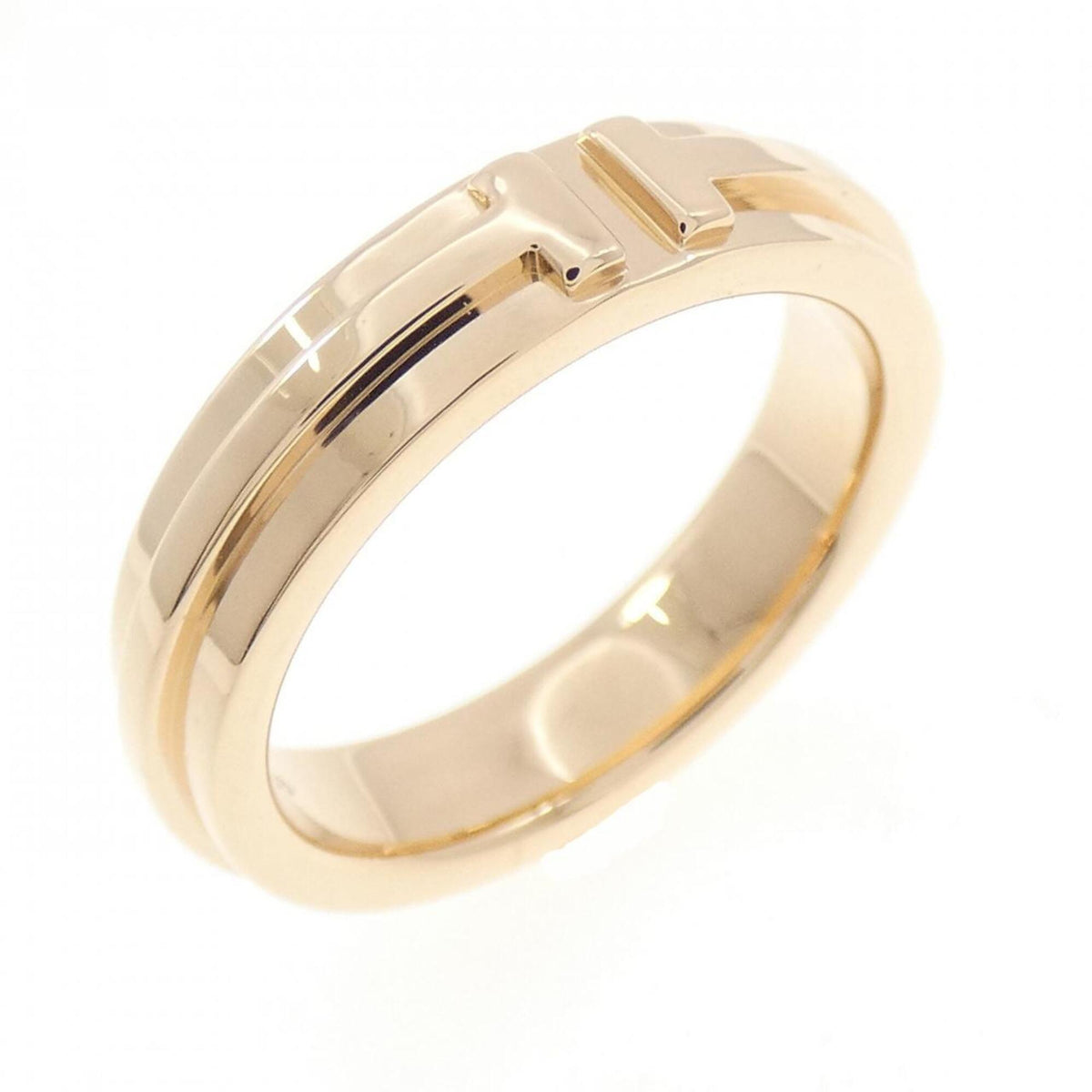 Tiffany Pink Gold (18K) Band Ring (Pre-Owned)