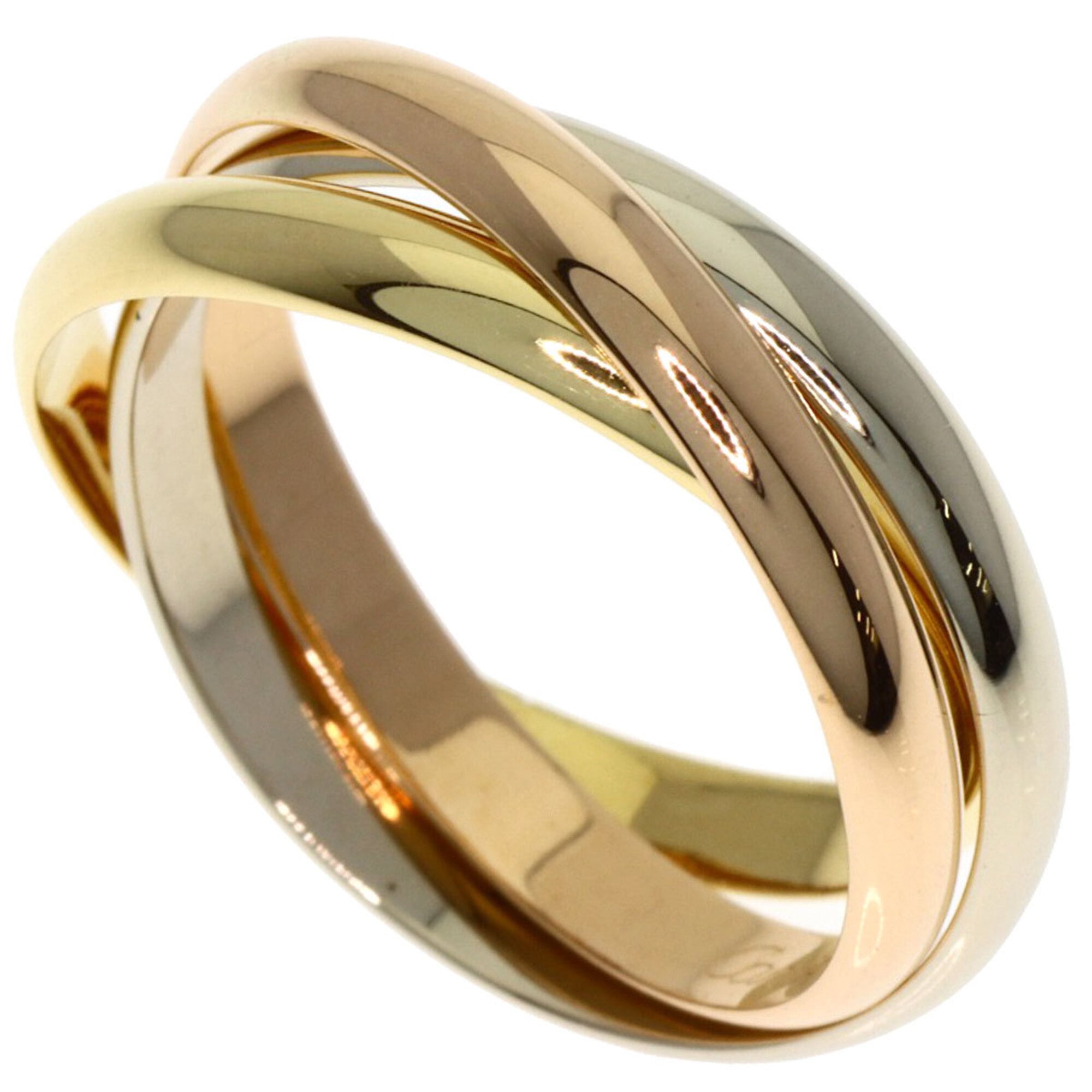 Cartier Yellow Gold (18K) Pink Gold (18K) White Gold (18K) Band Ring (Pre-Owned)