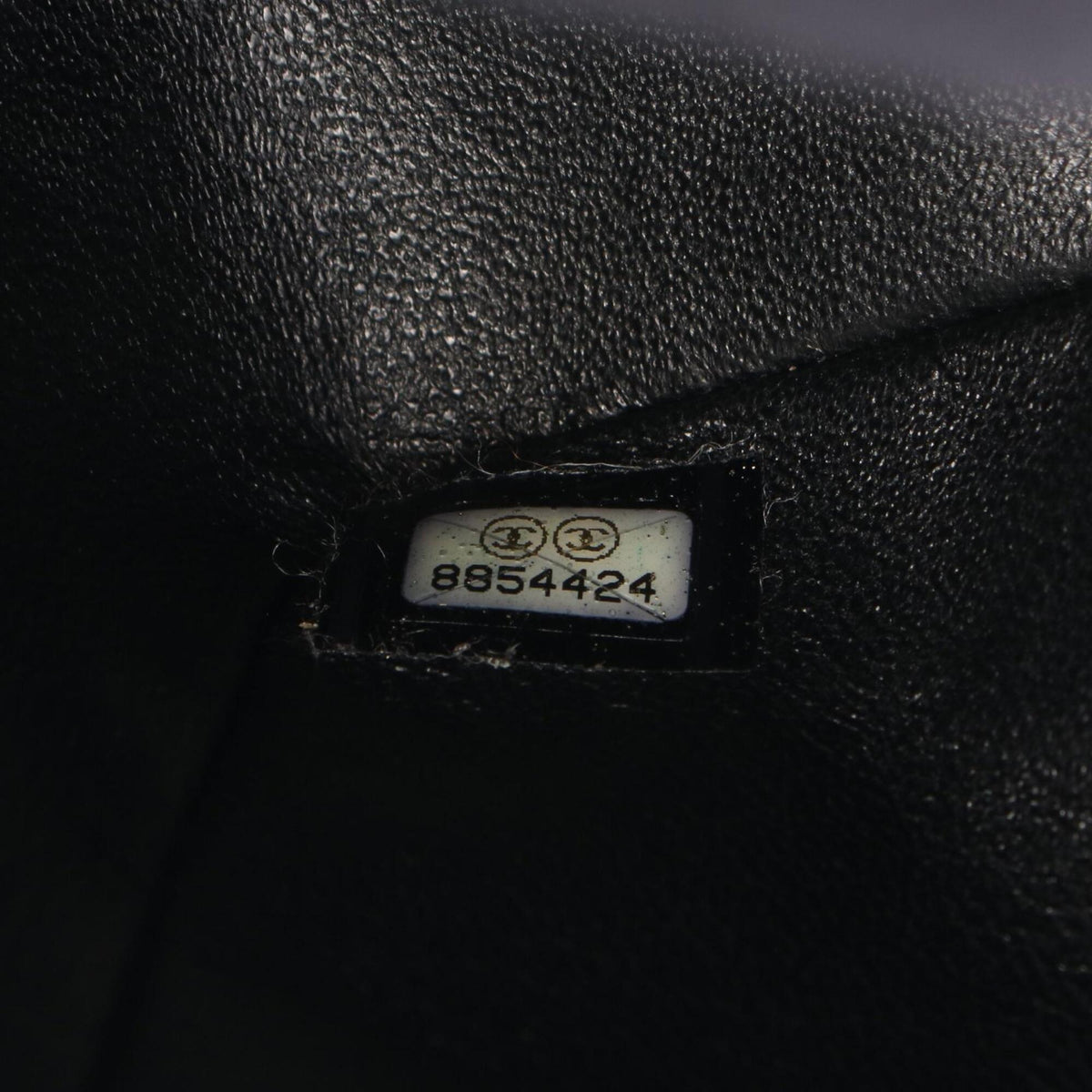 Chanel 2.55 Black Grained Calfskin Handbag Shoulder Bag (Pre-Owned)