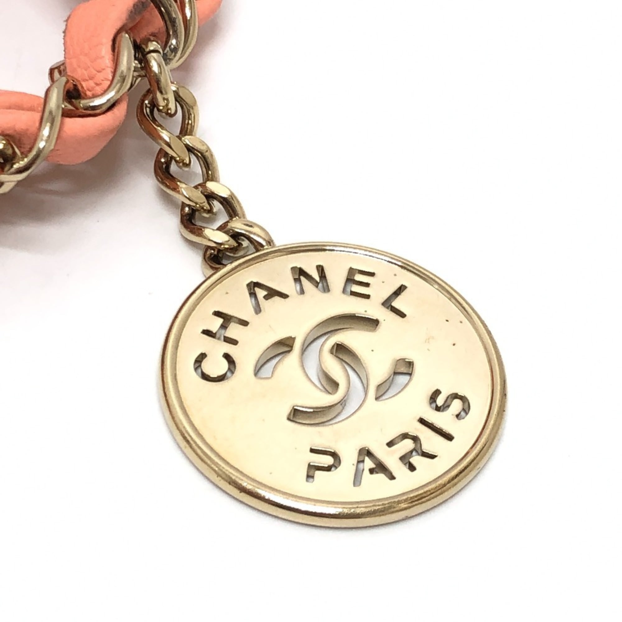 Chanel Matelasse Coral Pink Grained Calfskin Handbag Shoulder Bag (Pre-Owned)