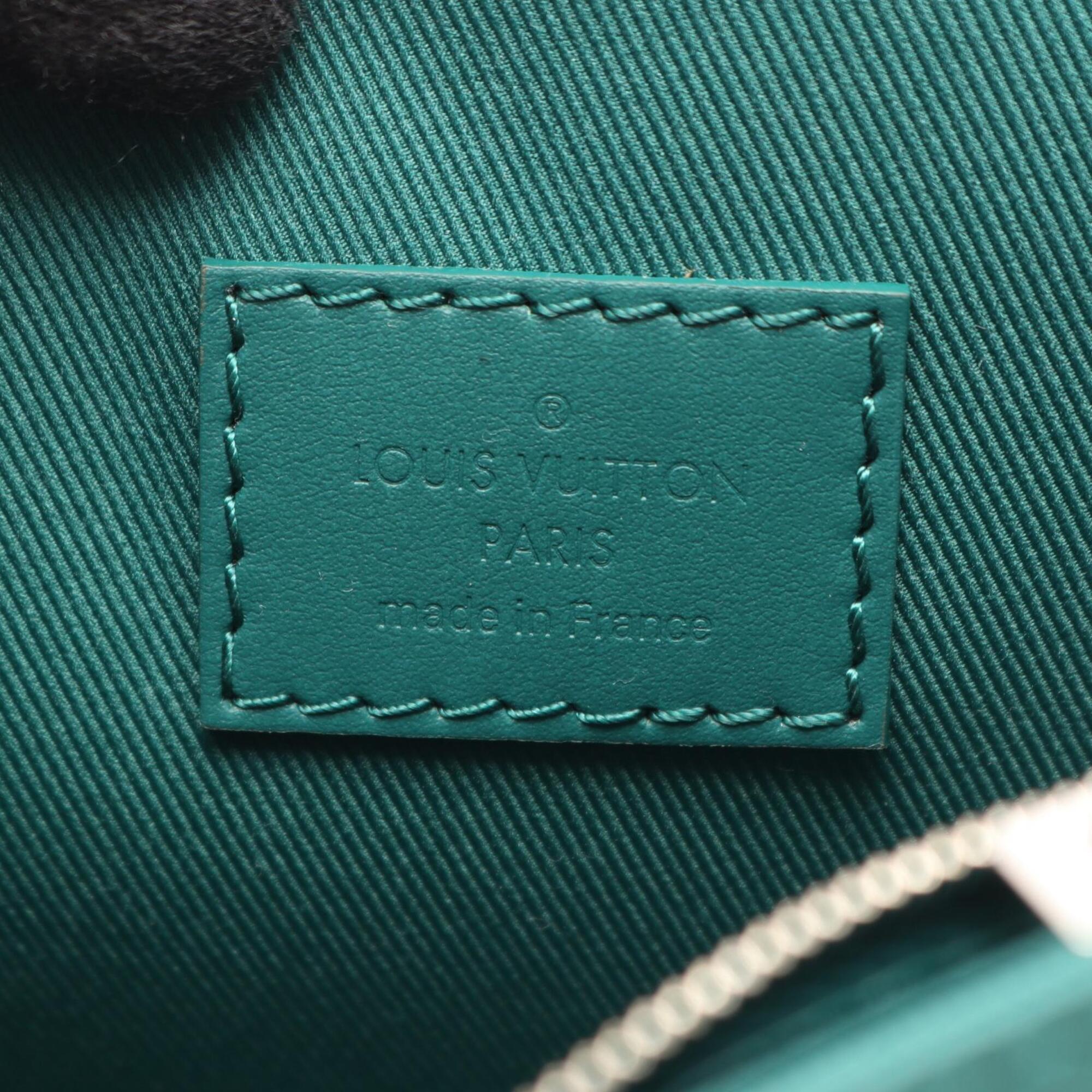 Louis Vuitton Green Leather Handbag Shoulder Bag (Pre-Owned)