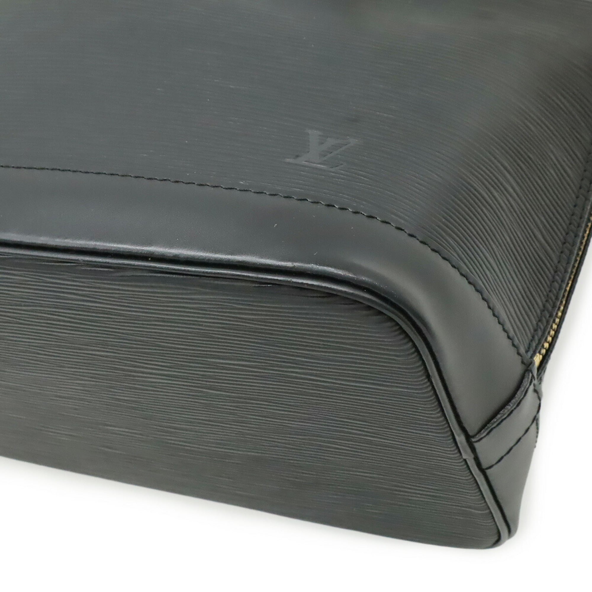 Louis Vuitton Black Noir Epi Leather Handbag (Pre-Owned)