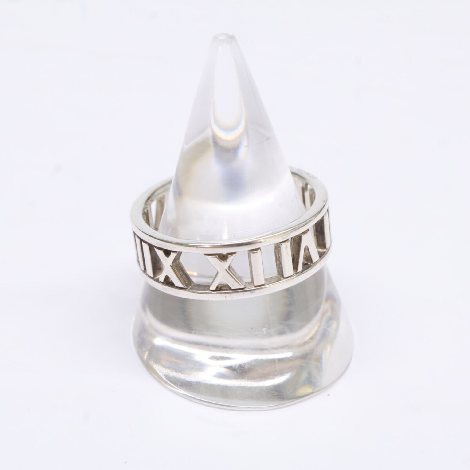 Tiffany Silver Silver 925 Band Ring (Pre-Owned)