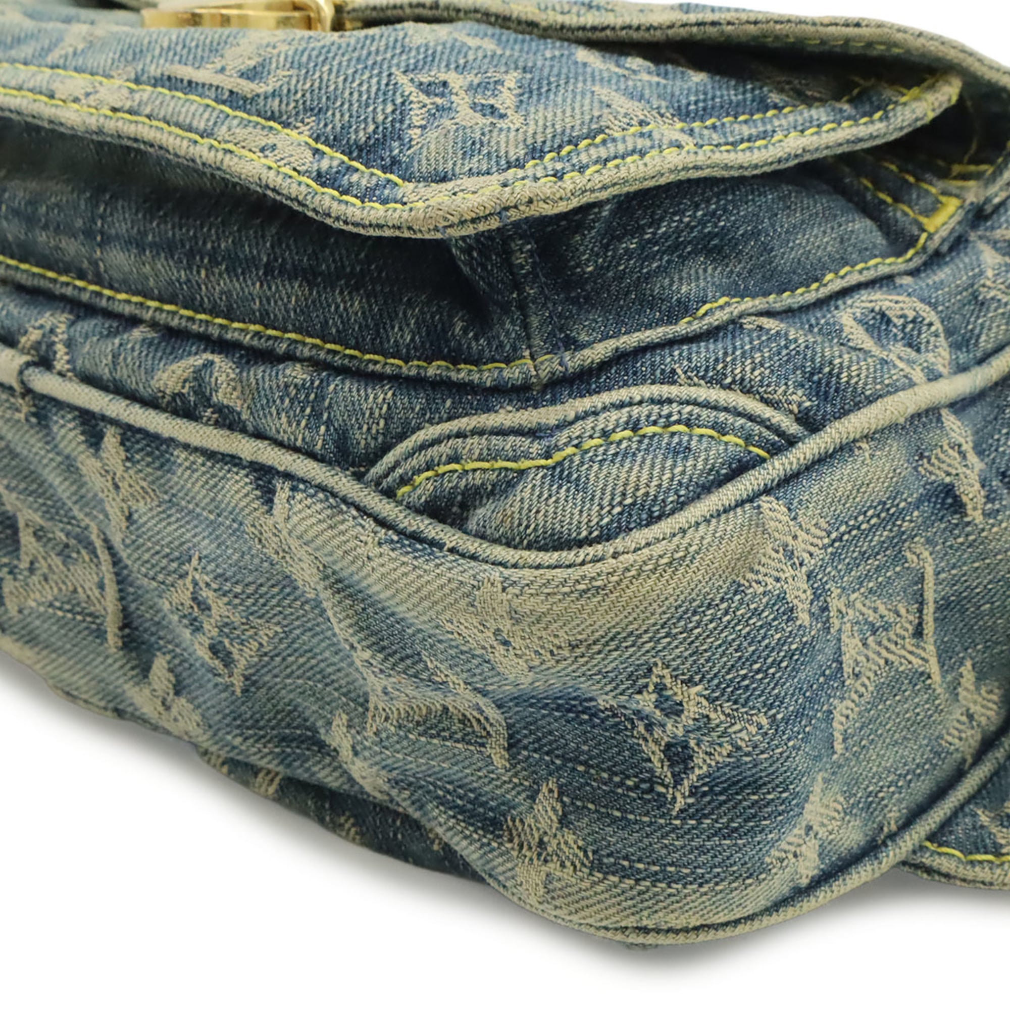 Louis Vuitton Blue Monogram Monogram Denim Fanny Pack Shoulder Bag (Pre-Owned)