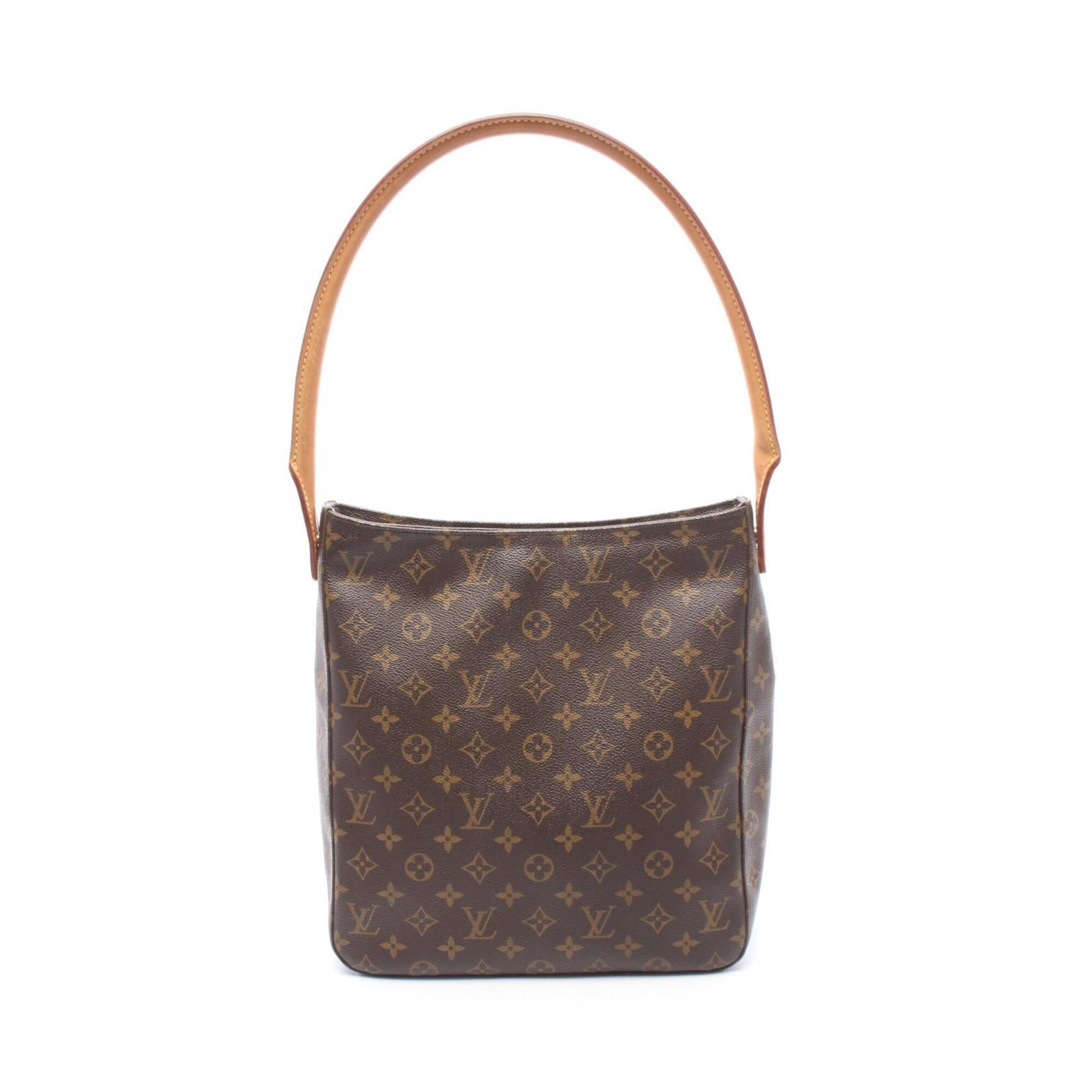 Louis Vuitton Brown Coated Canvas Monogram Pvc Leather Handbag Shoulder Bag (Pre-Owned)