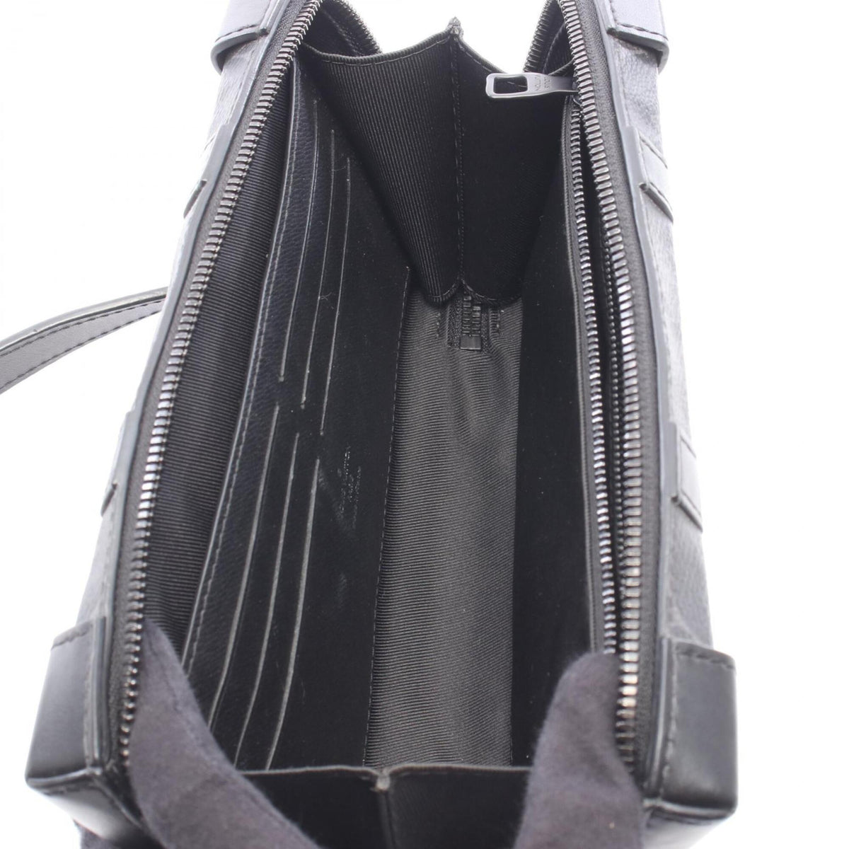 Louis Vuitton Black Coated Canvas Pvc Monogram Eclipse Leather Handbag Shoulder Bag (Pre-Owned)