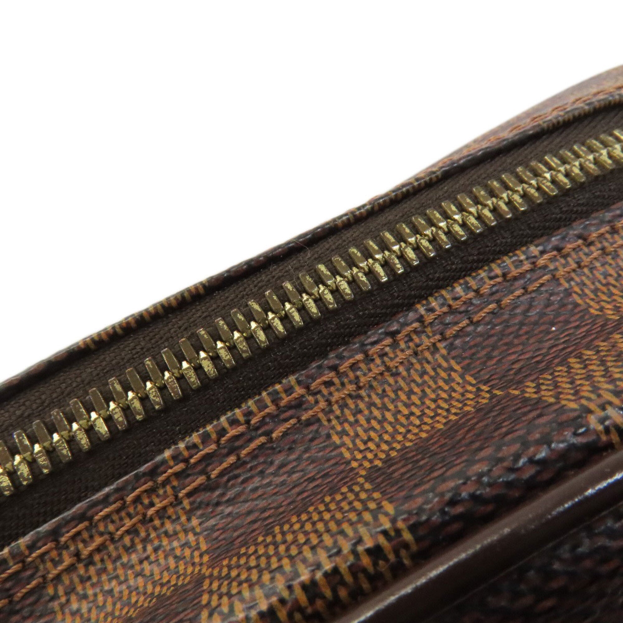 Louis Vuitton Damier Canvas Ebene Damier Canvas Shoulder Bag (Pre-Owned)